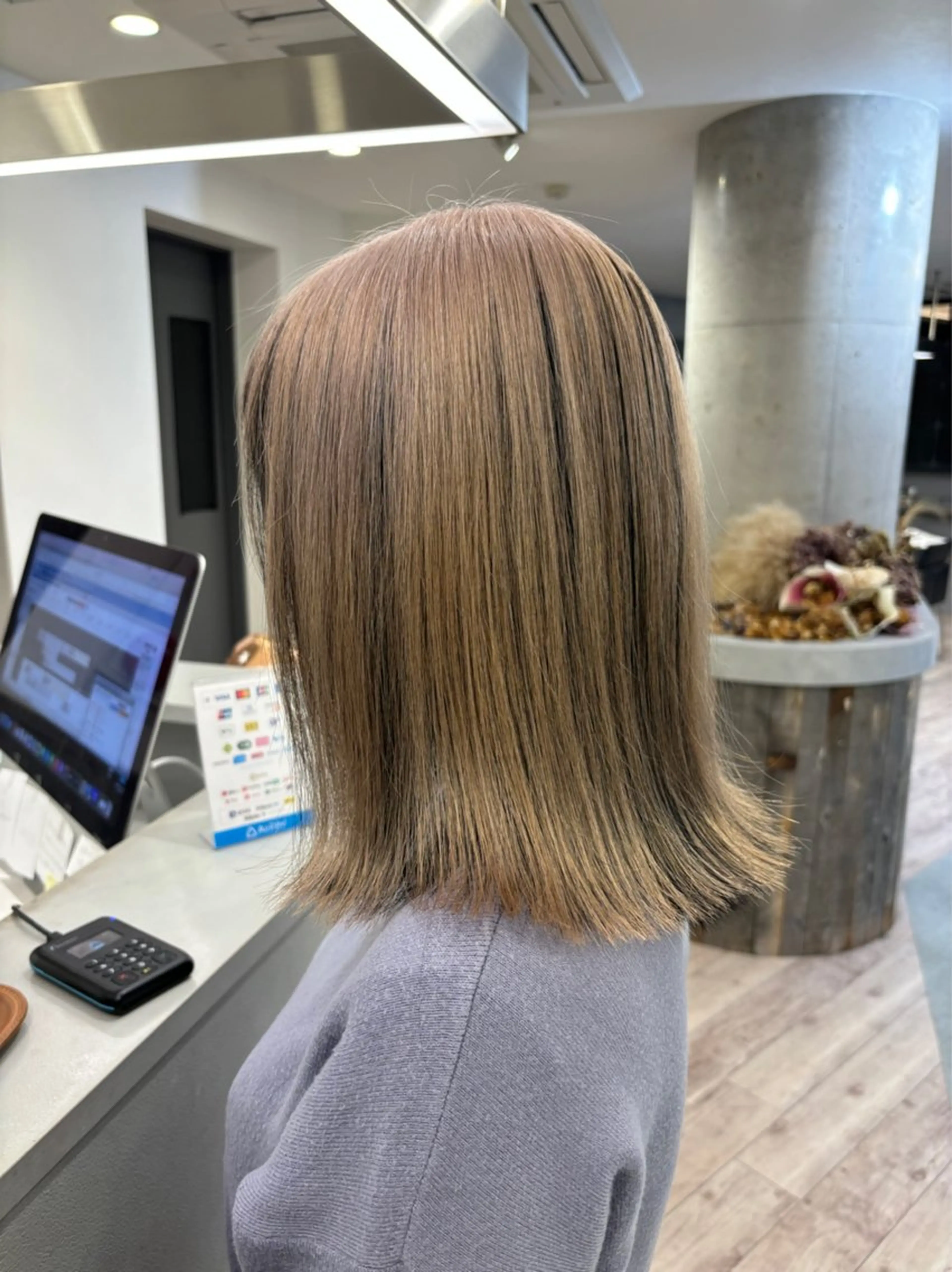 ミディアム ボブ ケアブリーチ🌟 ♢WATARU♢のヘアスタイル