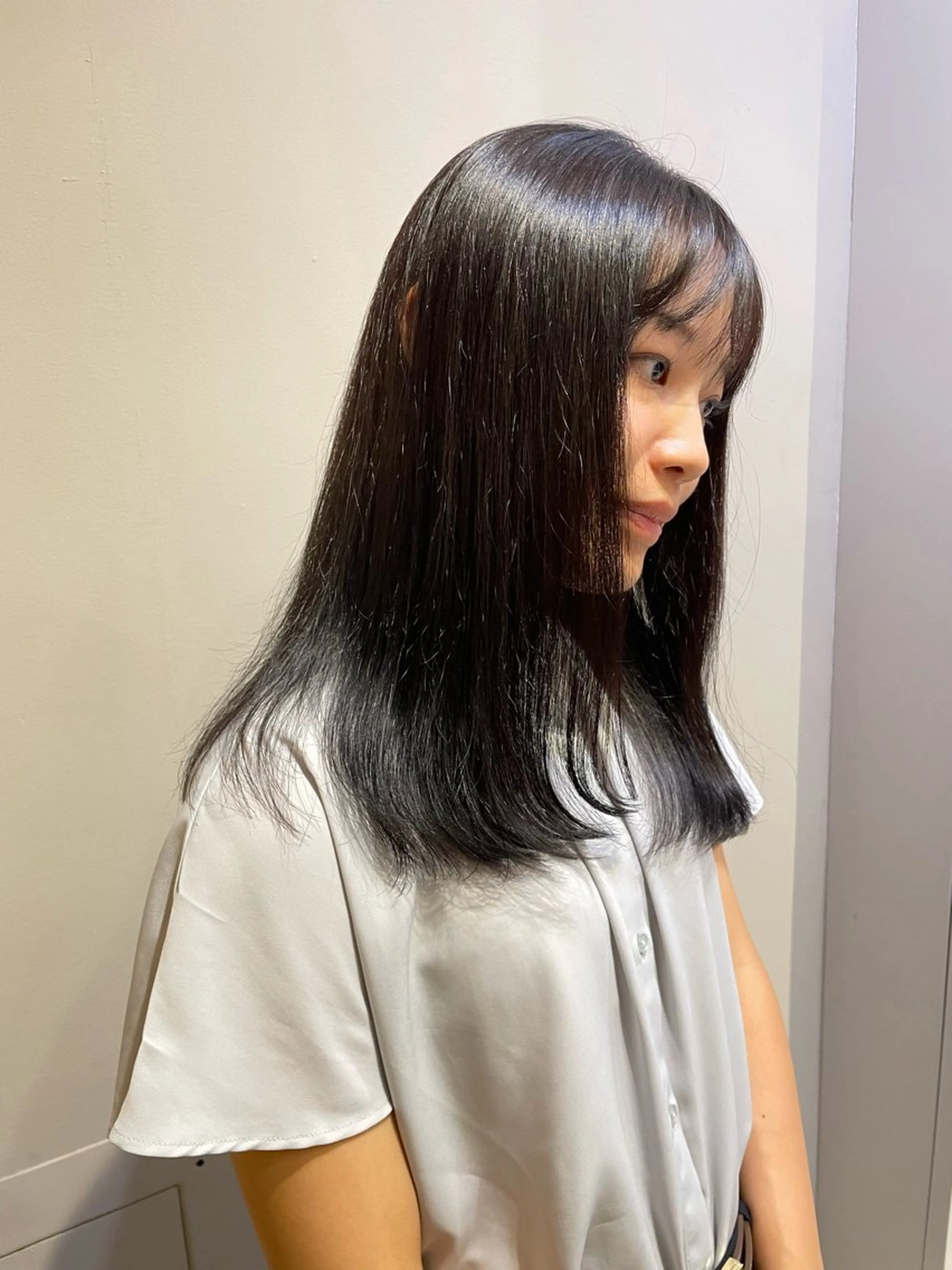 カラー レイヤーカット🍏 パーマ/ののかのヘアスタイル