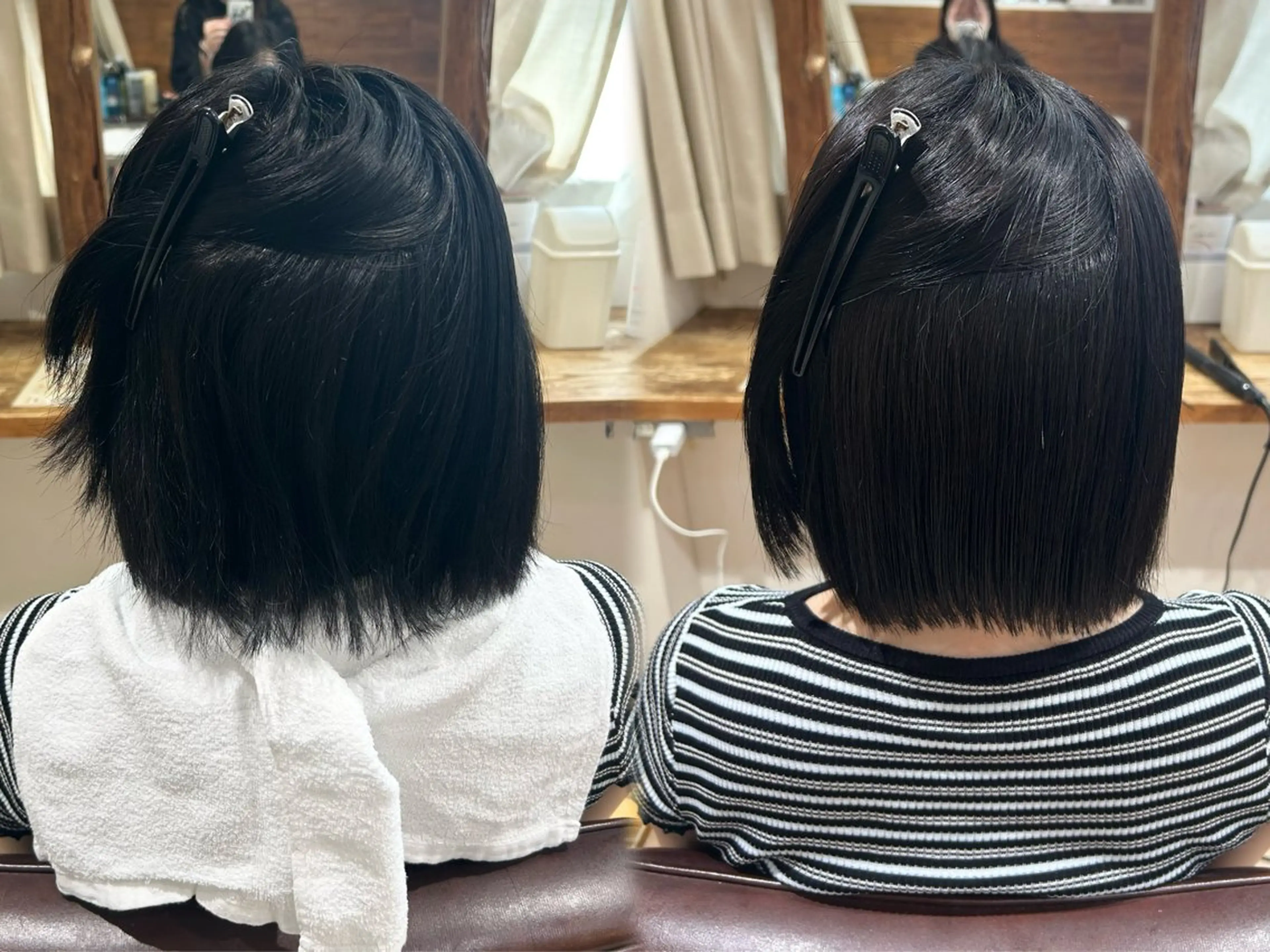 ミディアム 縮毛矯正 ﾏﾂｴｸ/men's /ｶﾗｰ🎀ﾋｶﾙのマツエク・マツパデザイン