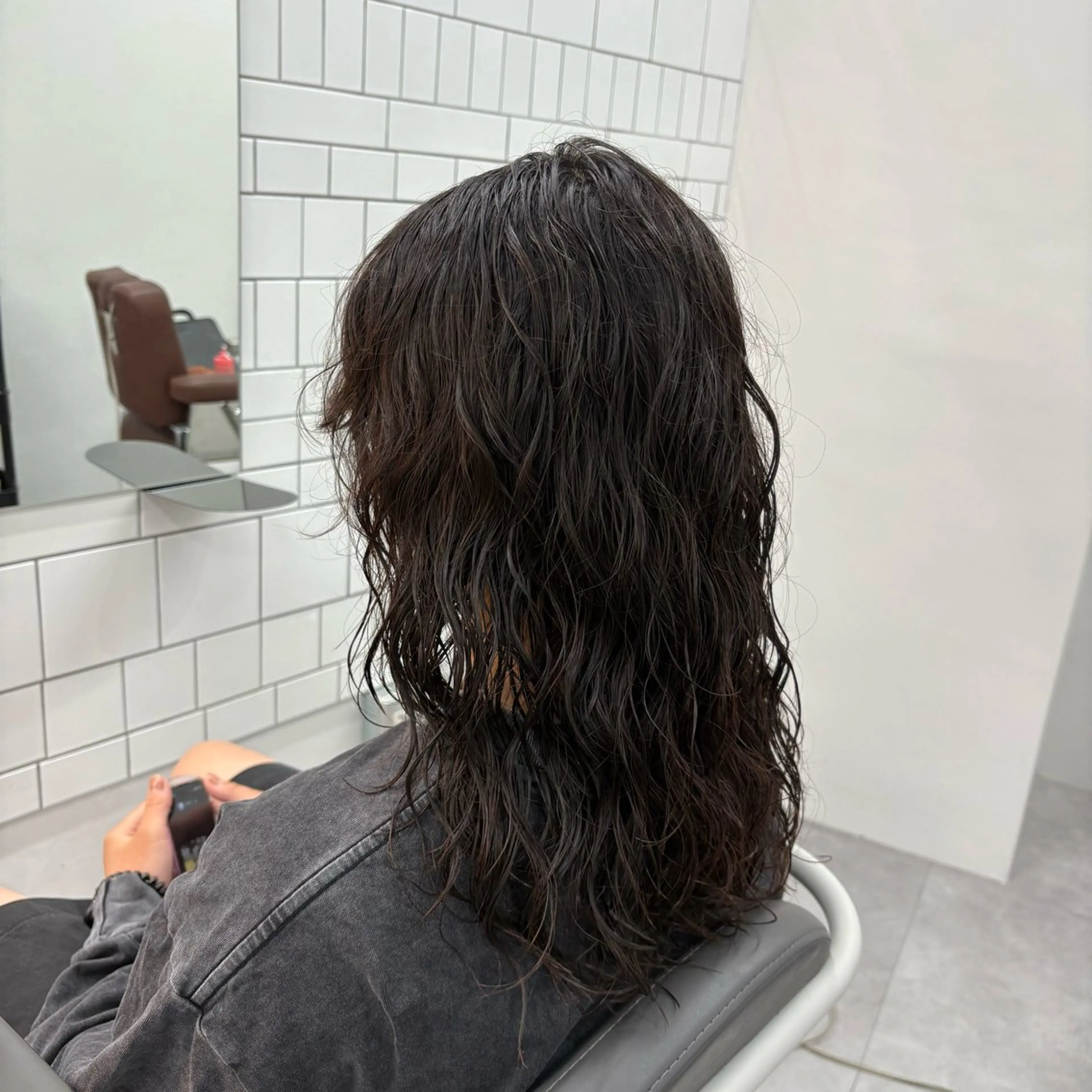 ロング パーマ 【メンズ特化】中場 健人/西梅田/北新地のヘアスタイル