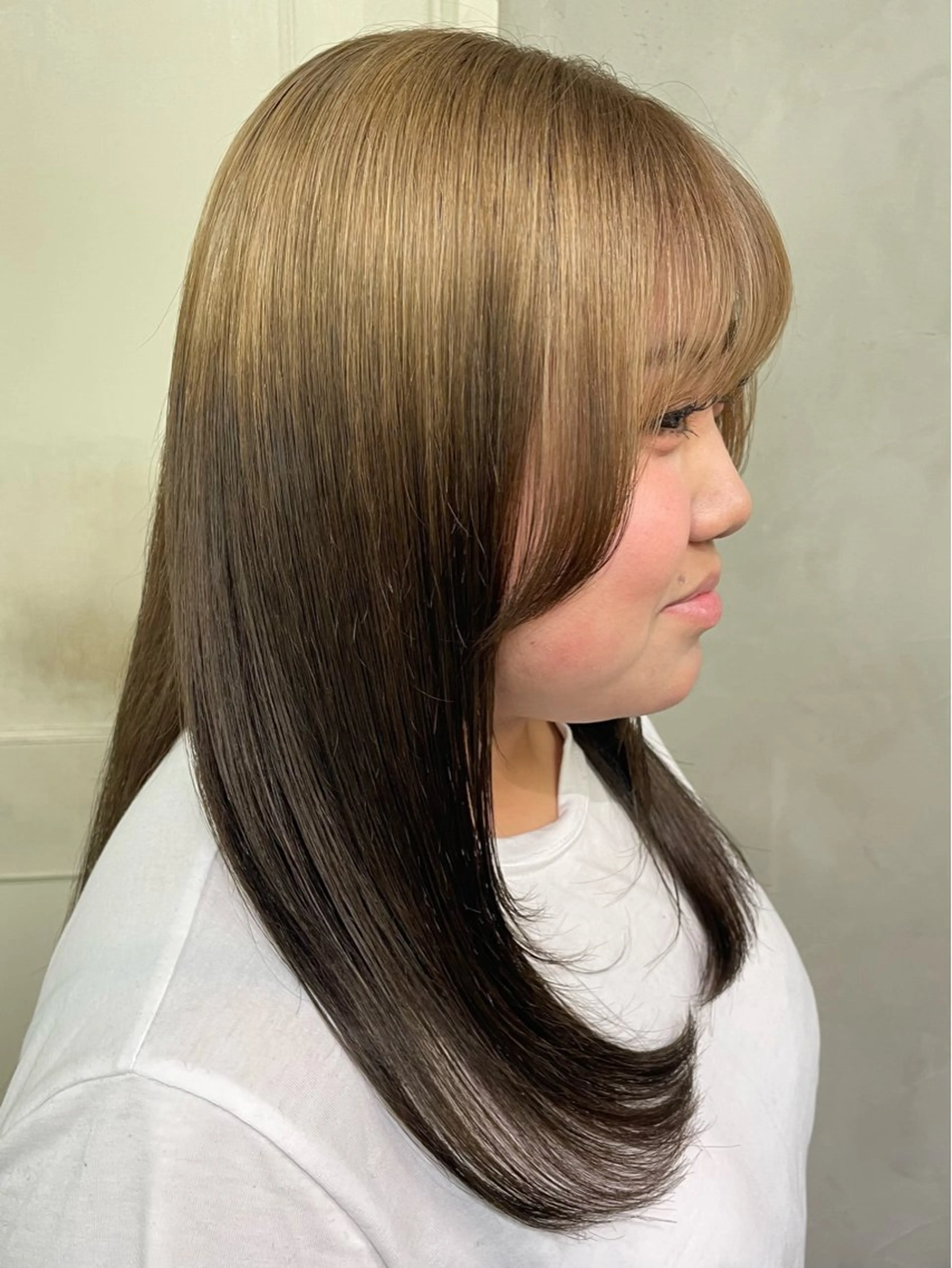 ロング カラー ブリーチ ケアブリーチ ダブルカラー カット ヘアカラー RorriM natsuのヘアスタイル