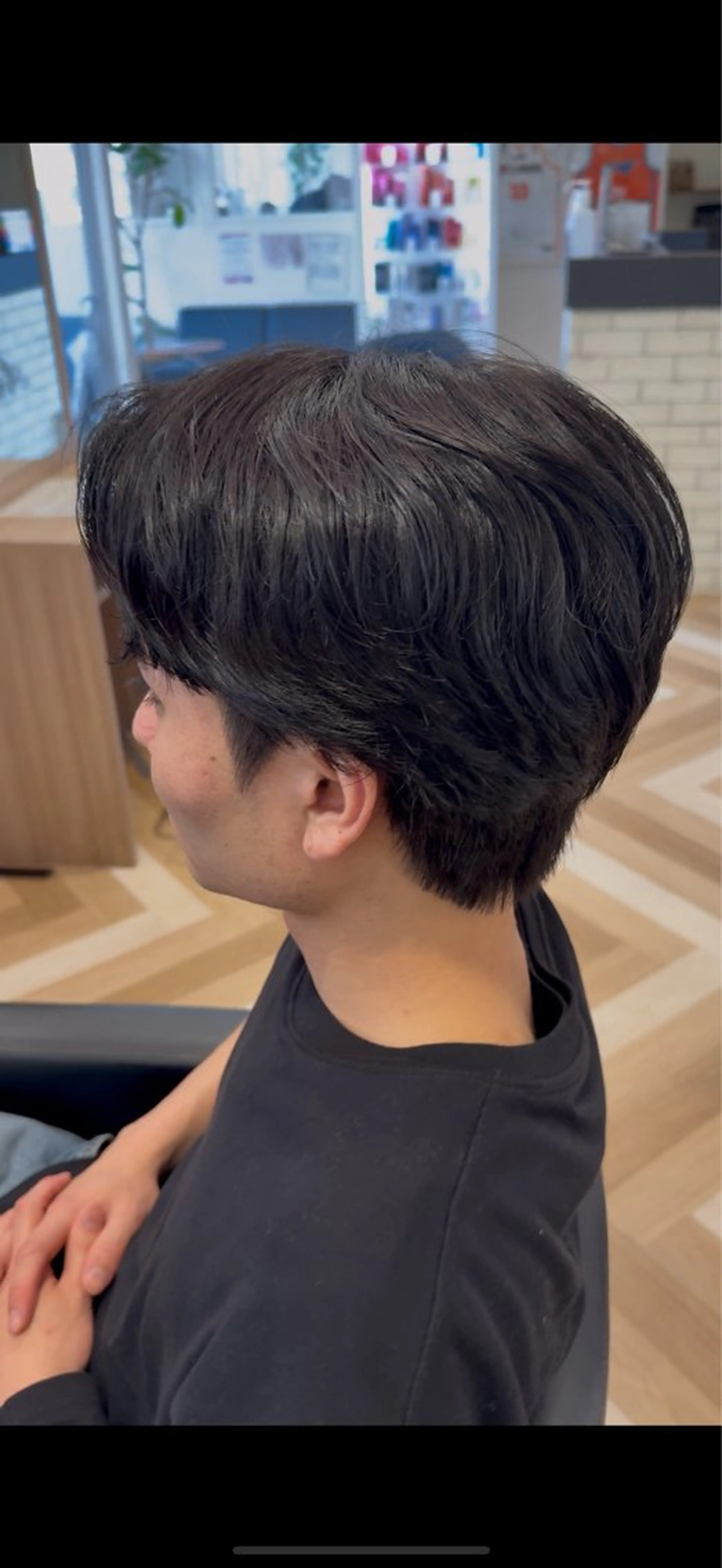 メンズ センターパート 刈り上げ ✨長岡/艶/パーマ /剣持快吏✨のヘアスタイル