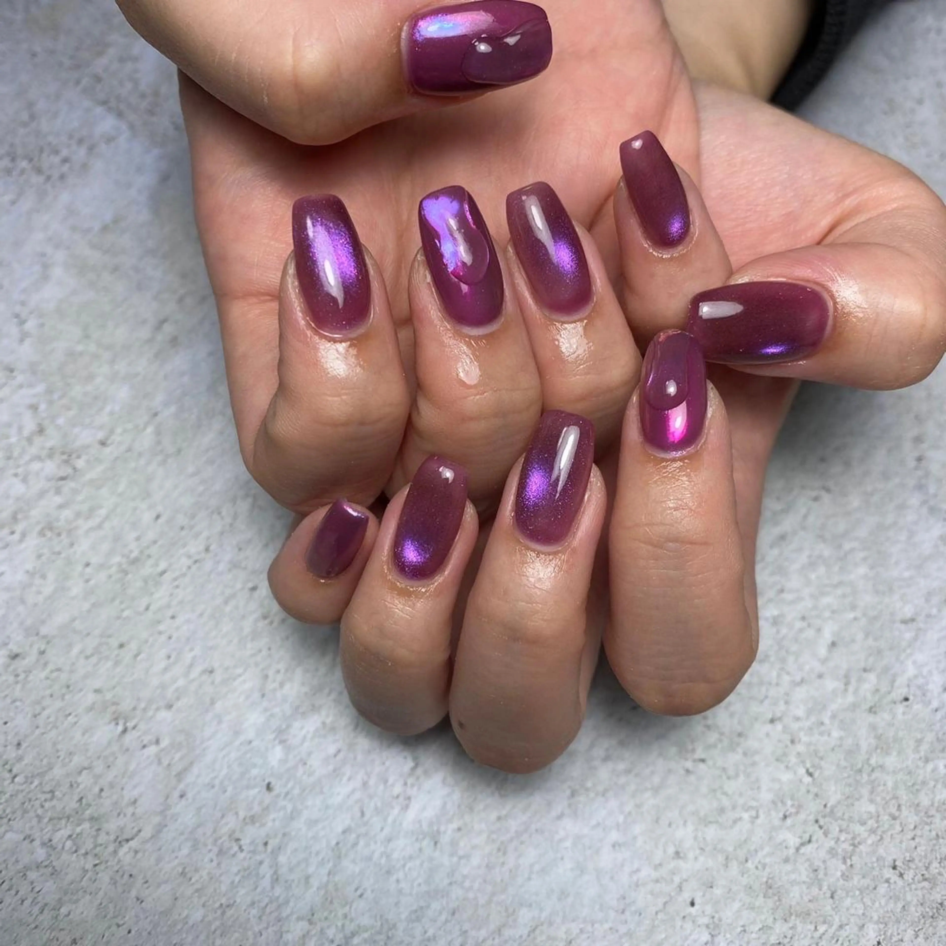 ネイル ミラーネイル ハンドネイル ☺︎ NOZOMI☺︎のネイルデザイン