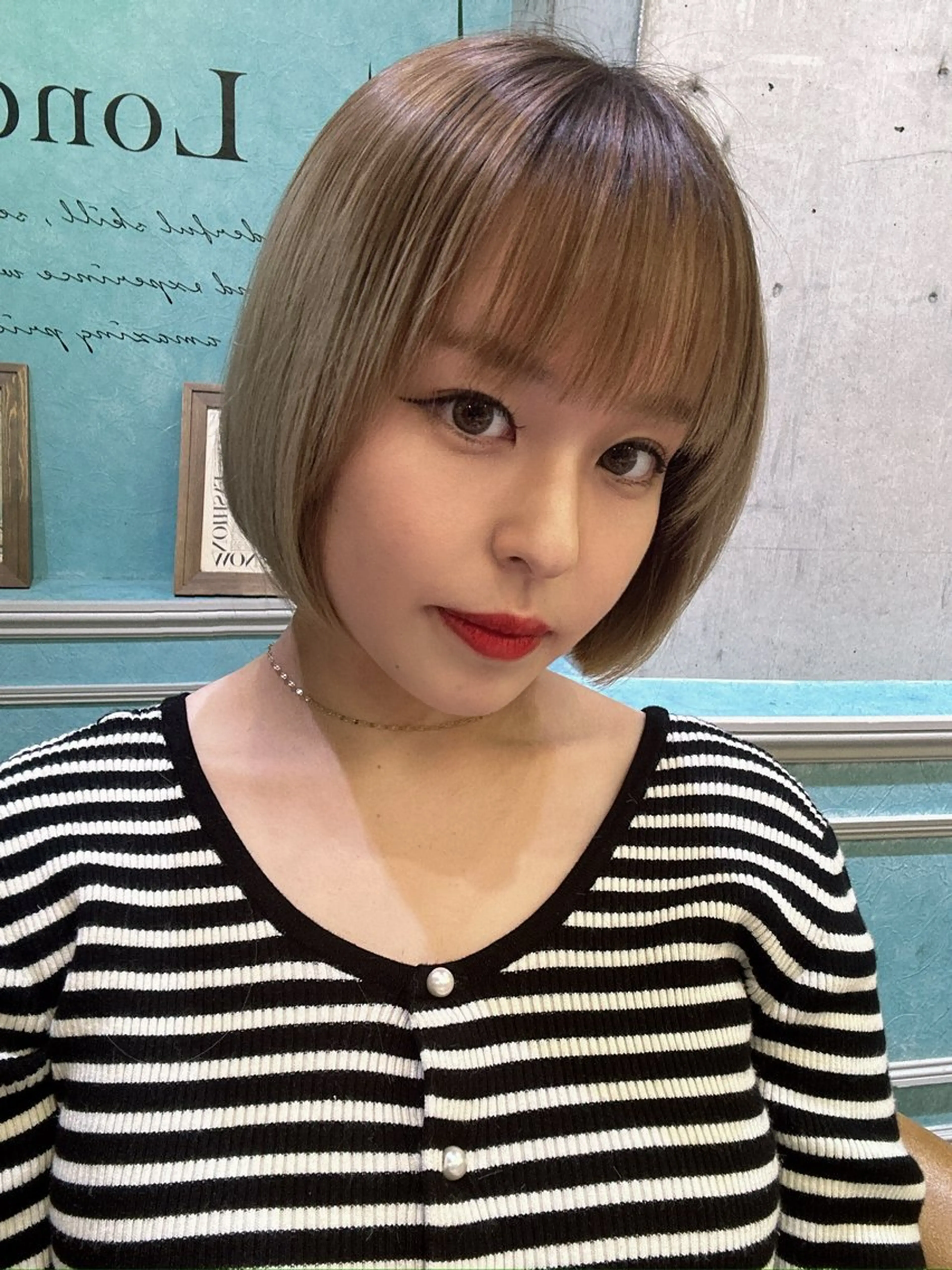 ショート ボブ 韓国風ヘア 小顔カット カット ヘアカラー トリートメント ヘッドスパ taiga レイヤー /髪質改善/矯正🌈のヘアスタイル