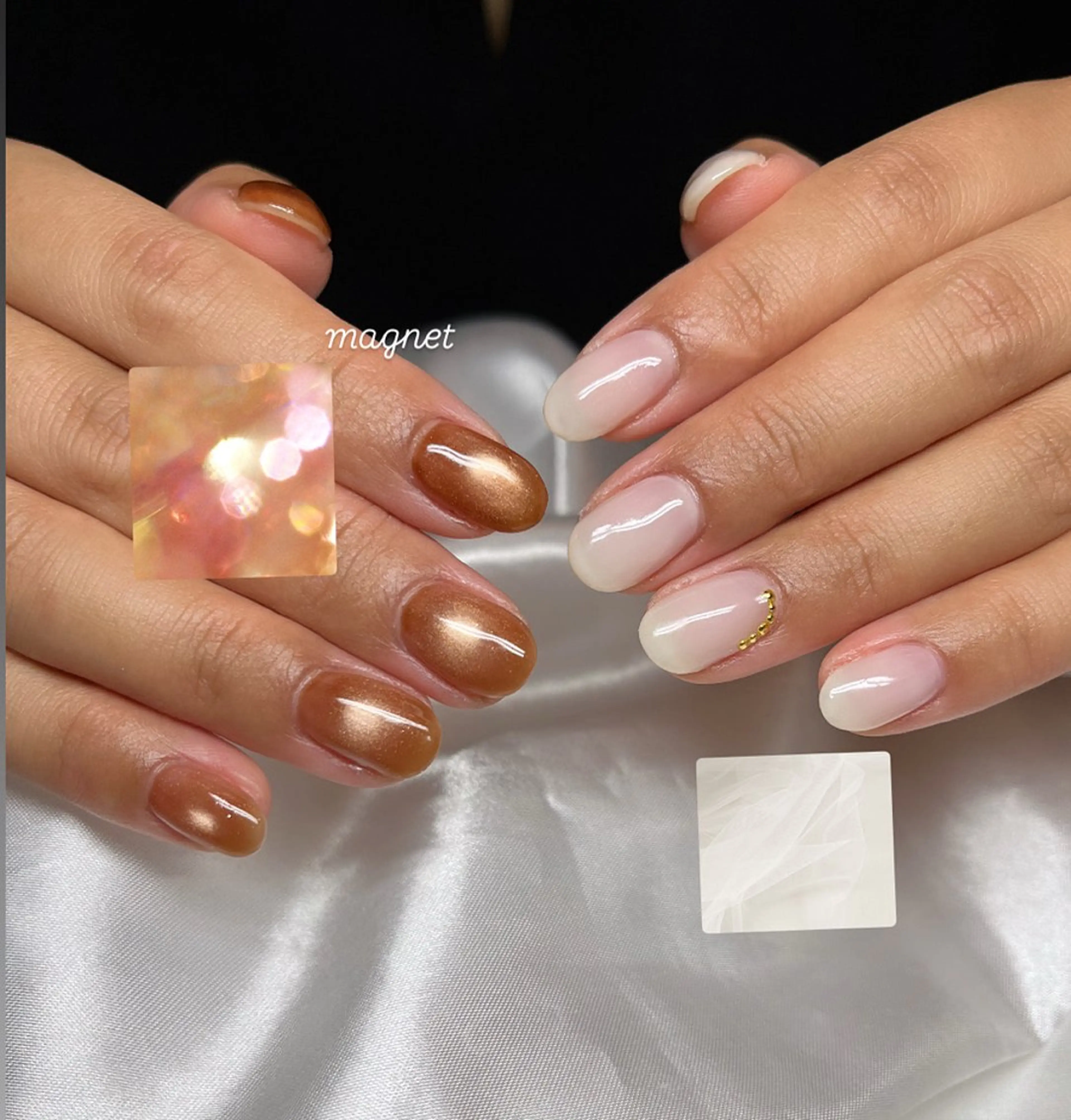 ネイル マグネットネイル ハンドネイル HazeGrass NAILのネイルデザイン