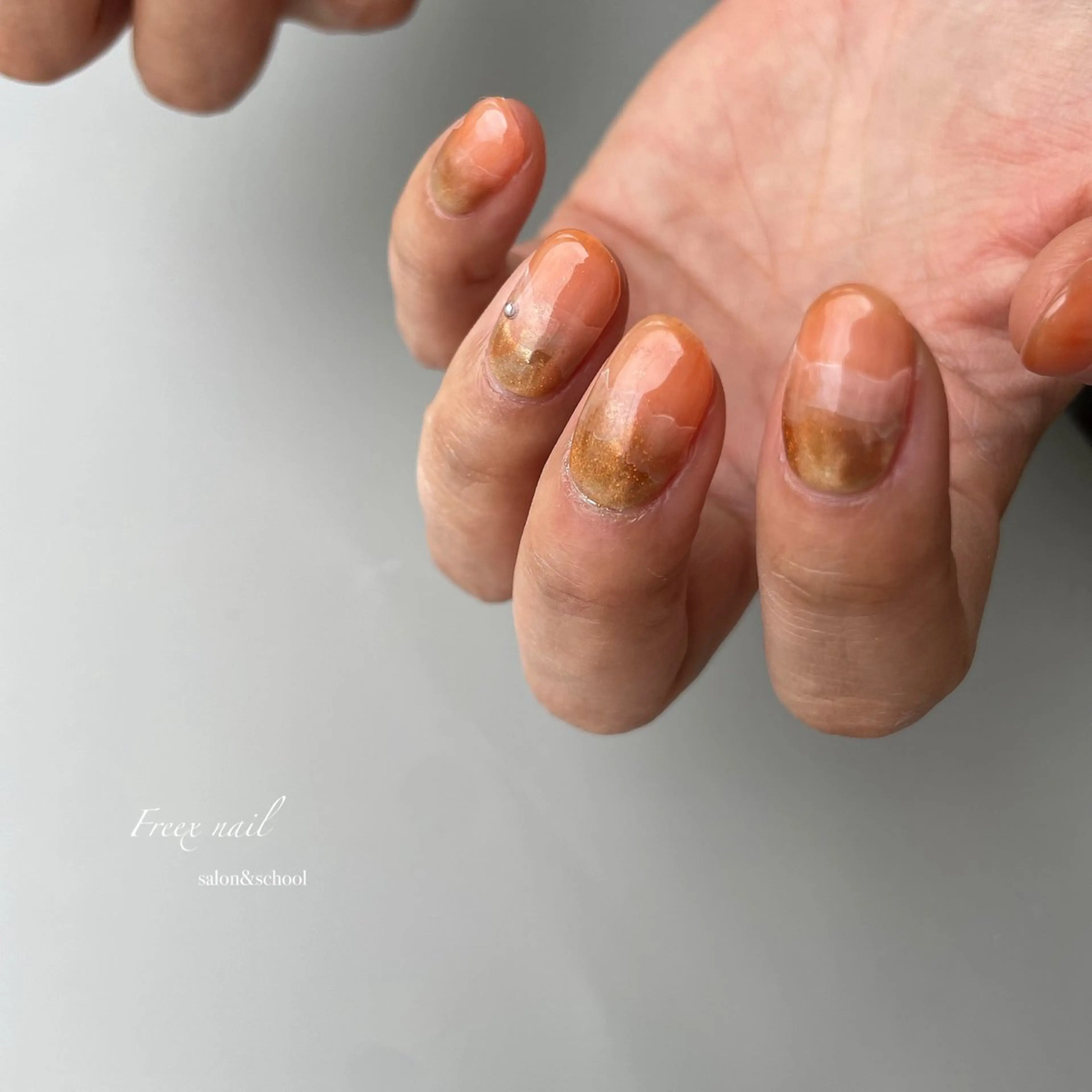 ネイル マグネットネイル ハンドネイル ハンドケア freex nail /ニュアンス/個性派のネイルデザイン