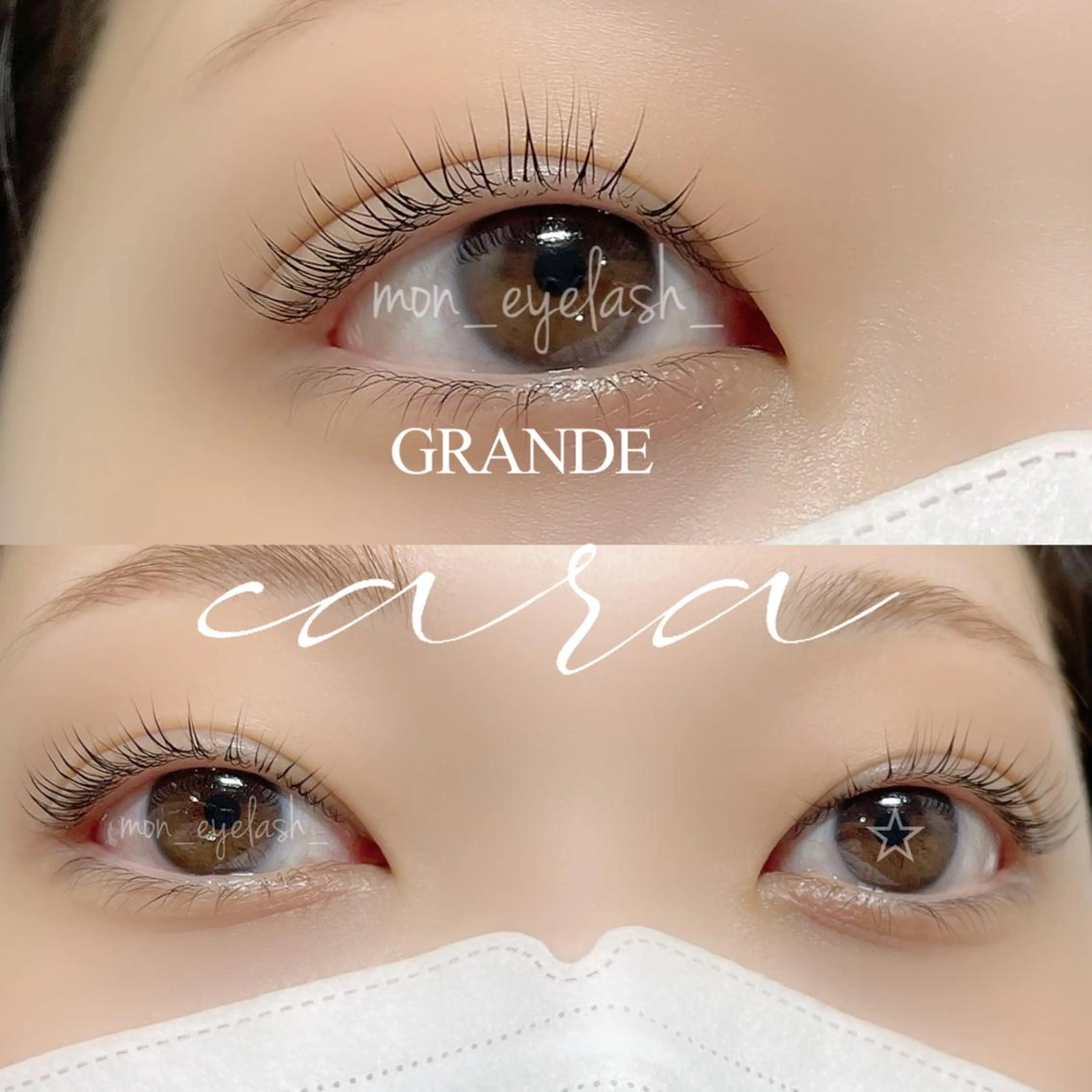 マツエク・マツパ アイブロウ パリジェンヌラッシュリフト マツパ GRANDEcara 栄 Miki🍀のマツエク・マツパデザイン