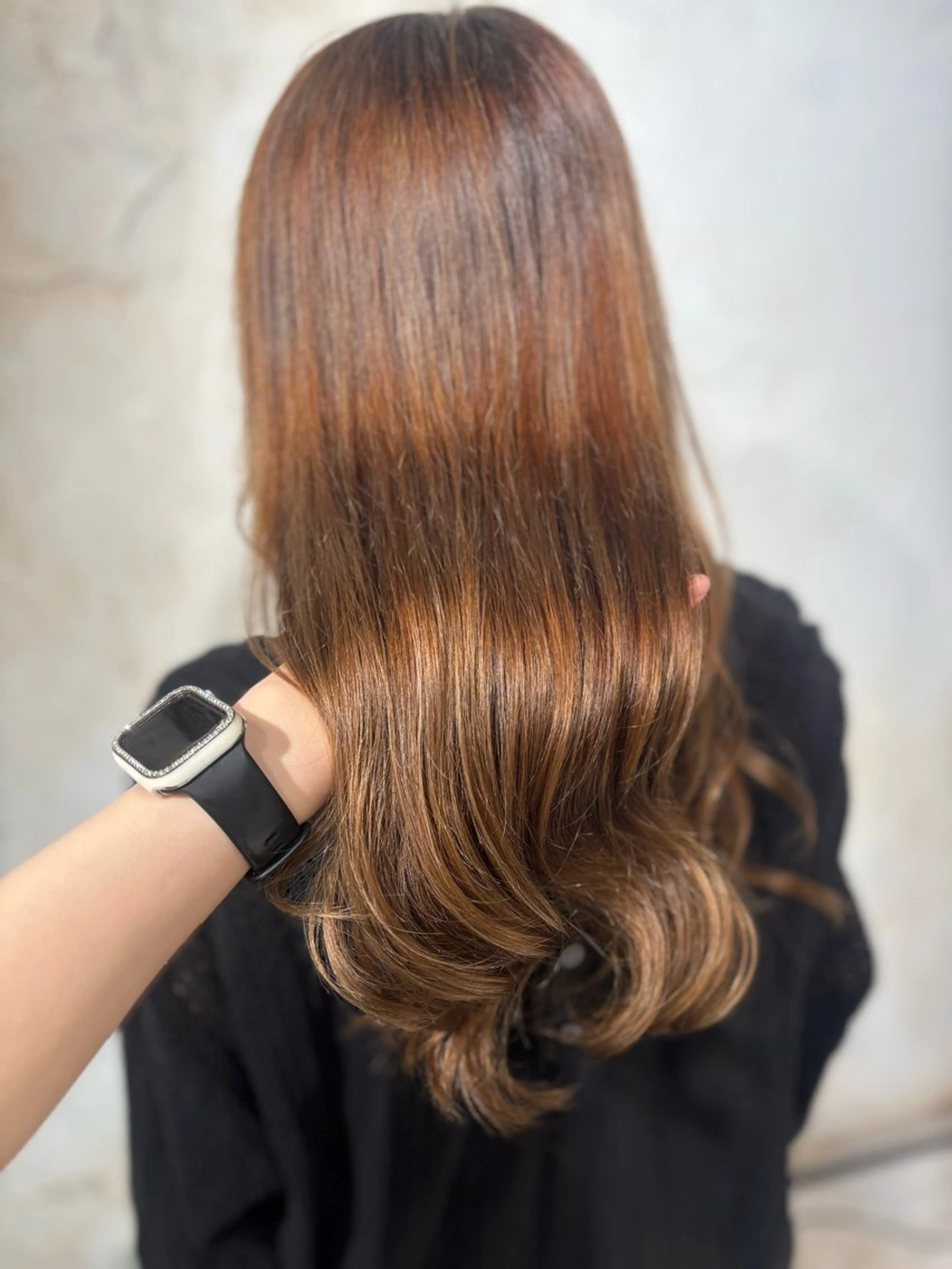 セミロング カラー ブリーチ ブラウンカラー ブリーチなしカラー カット ヘアカラー メンズモデル募集中 /Mana🪄のヘアスタイル