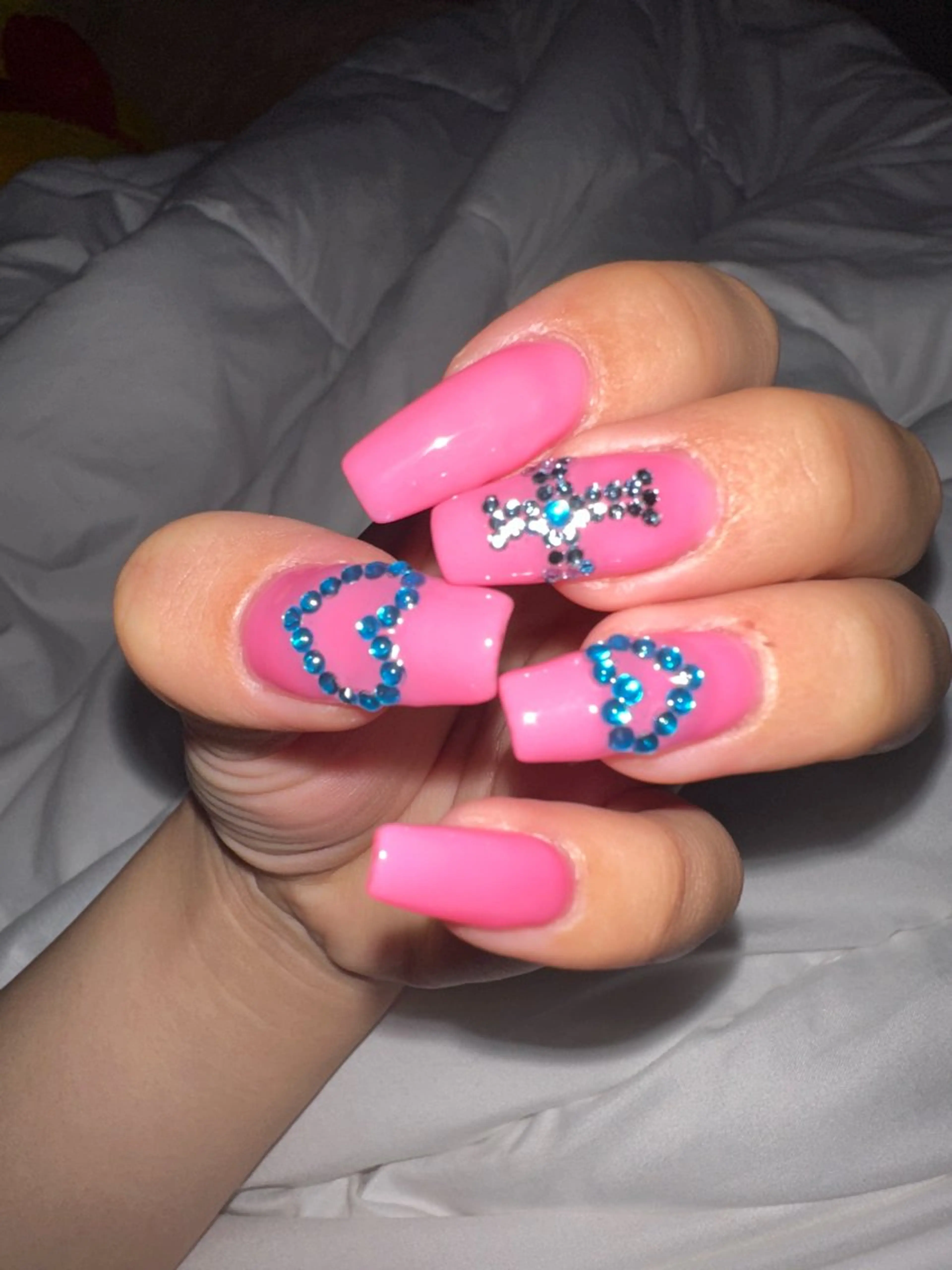 ネイル アートネイル ストーンネイル ハンドネイル NAIL SALON LUEURのネイルデザイン