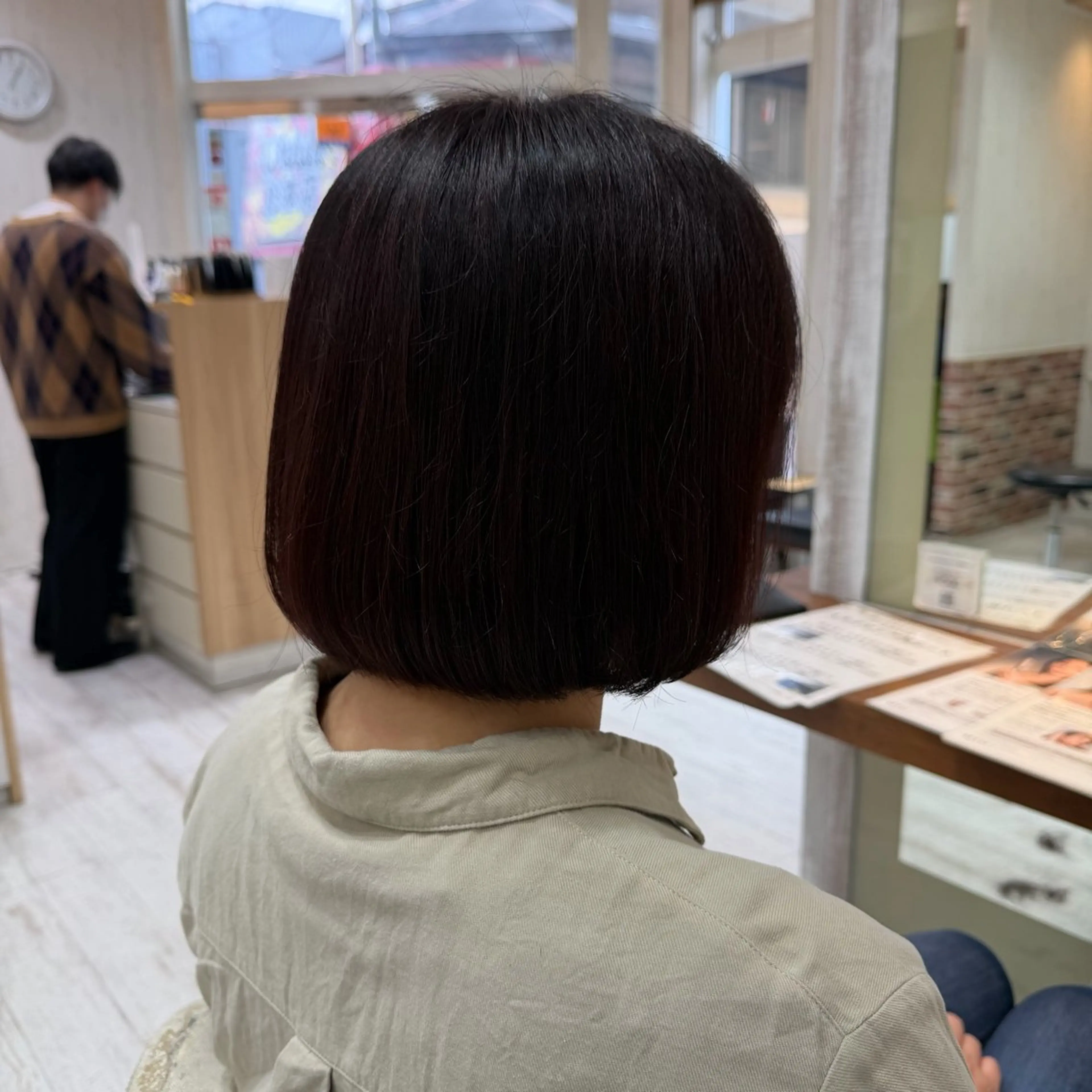 ミディアム ボブ 似合わせカット カット トリートメント 佐藤 涼太のヘアスタイル