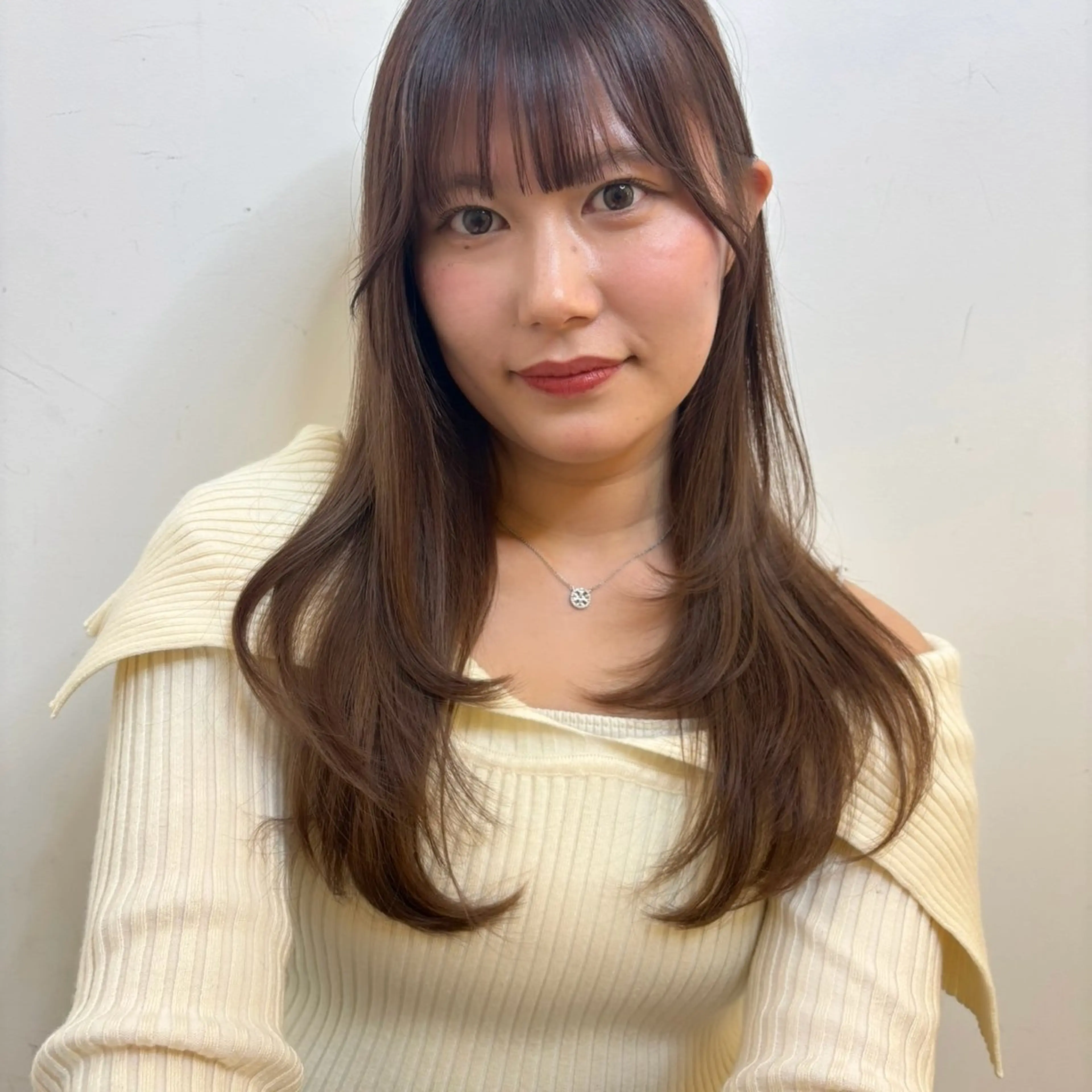 ロング カット ヘアカラー KEYMAN HARUKAのマツエク・マツパデザイン