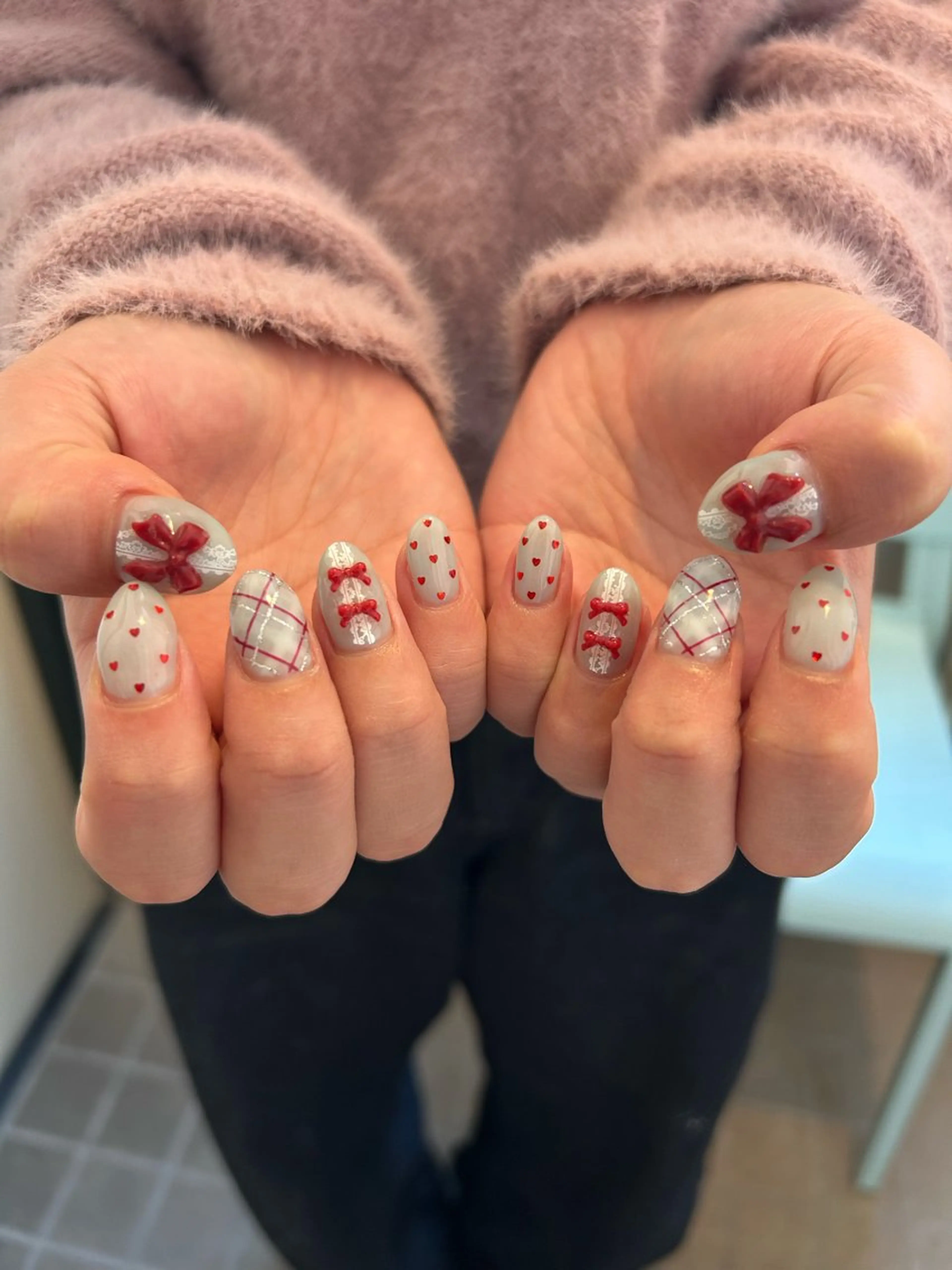 ネイル 持ち込み ハンドネイル Aimer Ciel エメシエル大宮ネイルのネイルデザイン