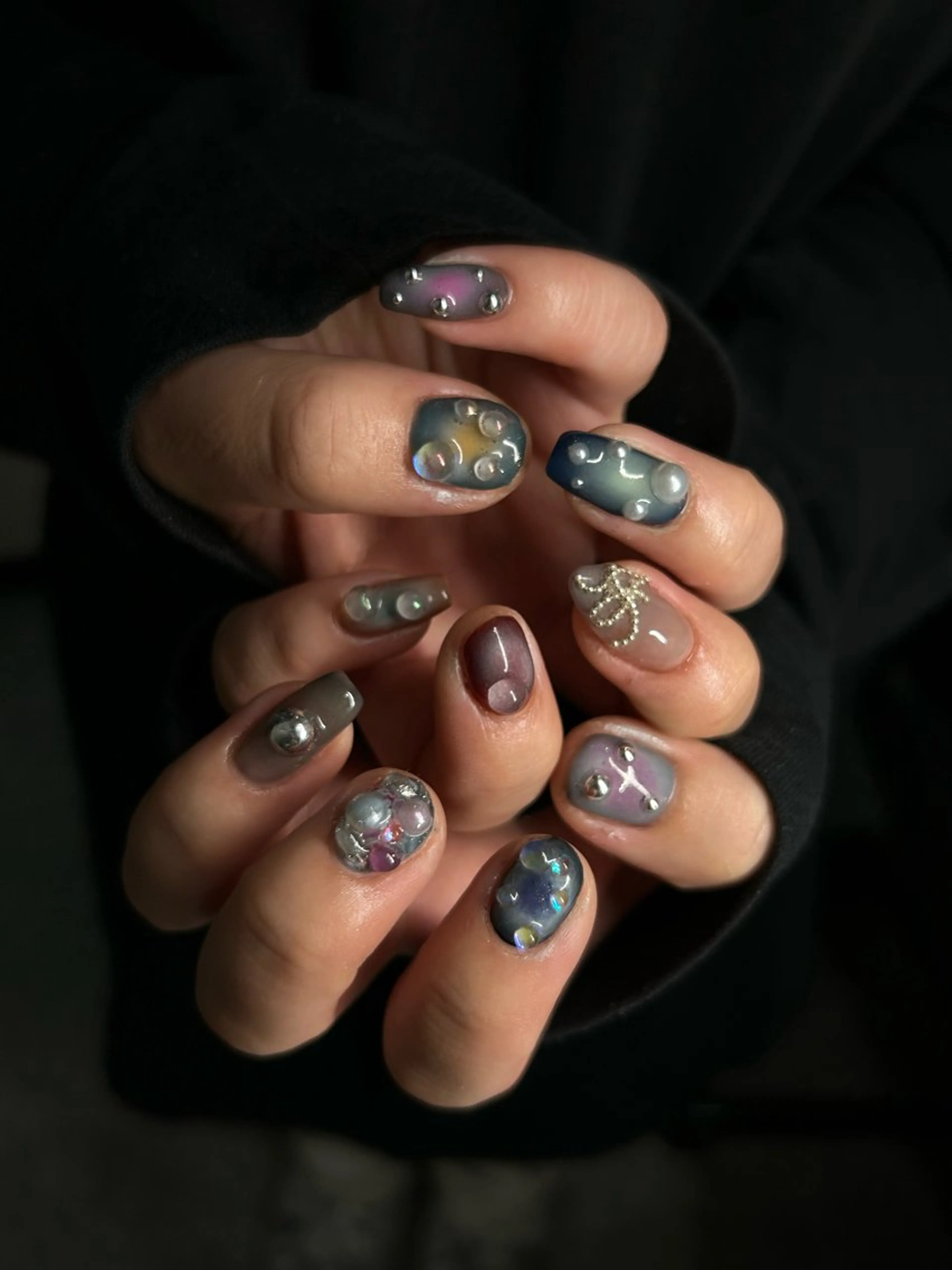 ネイル ニュアンスネイル sakae yurinaのネイルデザイン