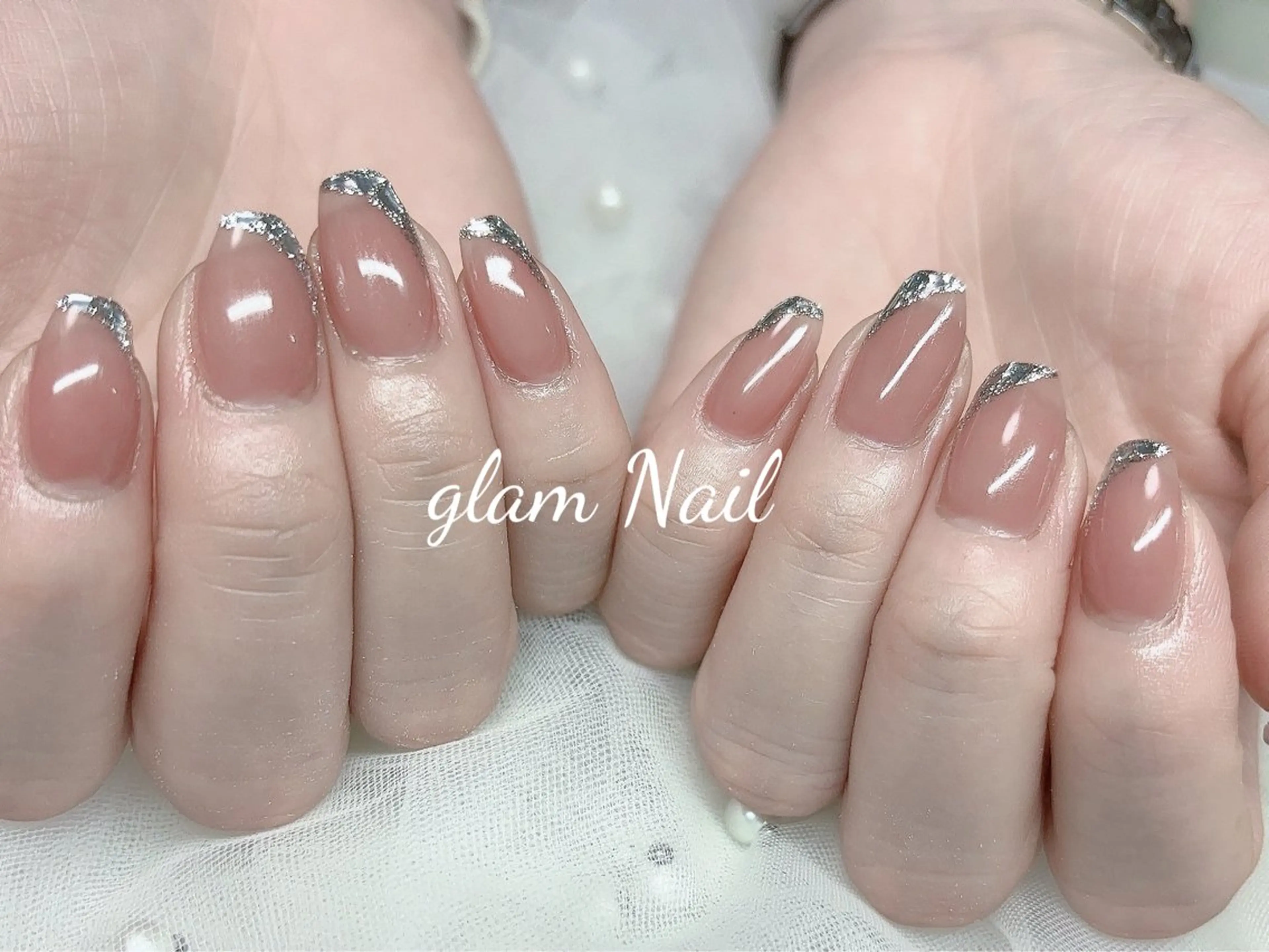 ネイル エツメ💅 長さだし🎀デザインのネイルデザイン