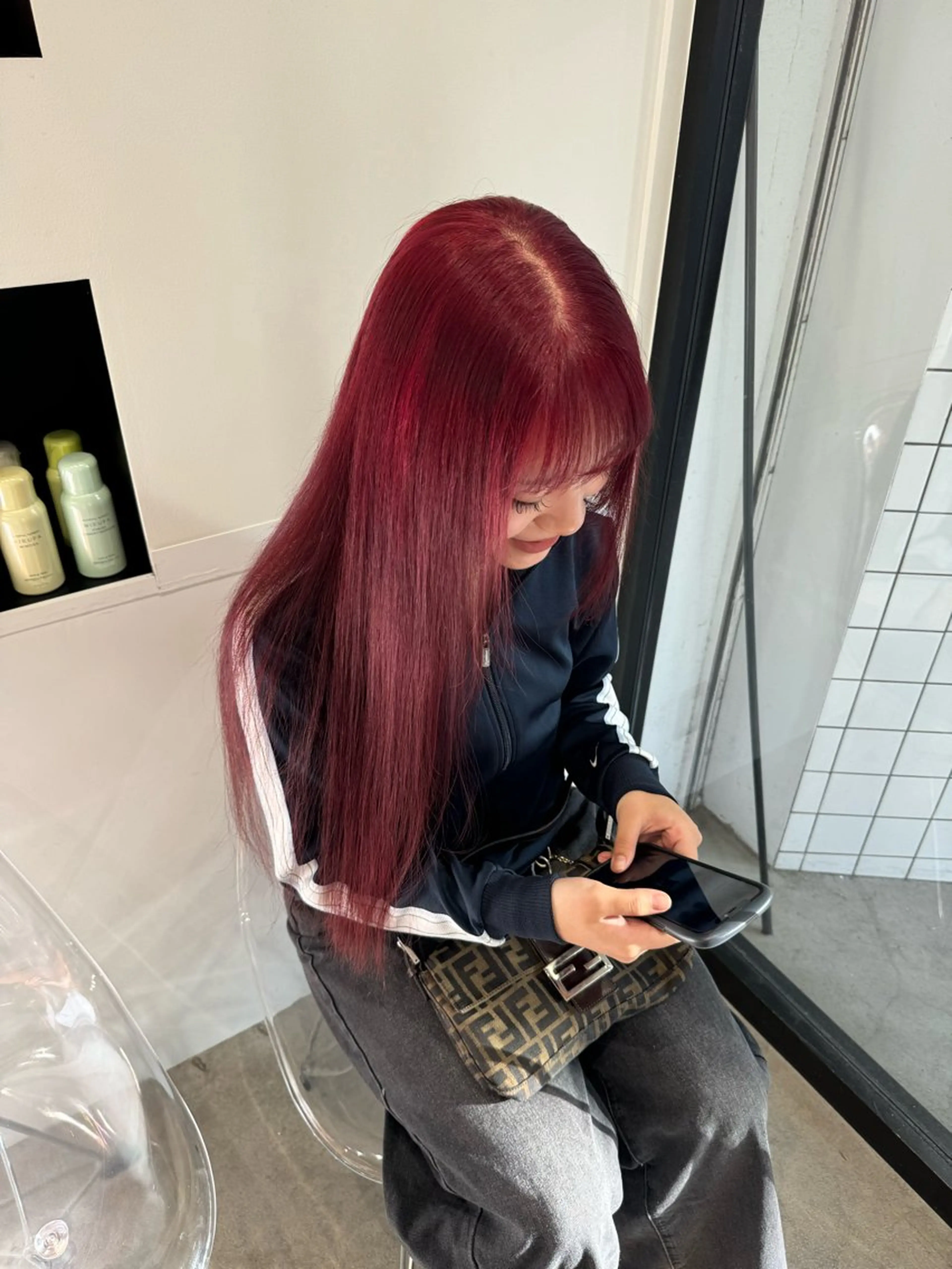 カラー ヘアカラー ルイ☆【ボブ/メンズ /酸性ストレート】のヘアスタイル