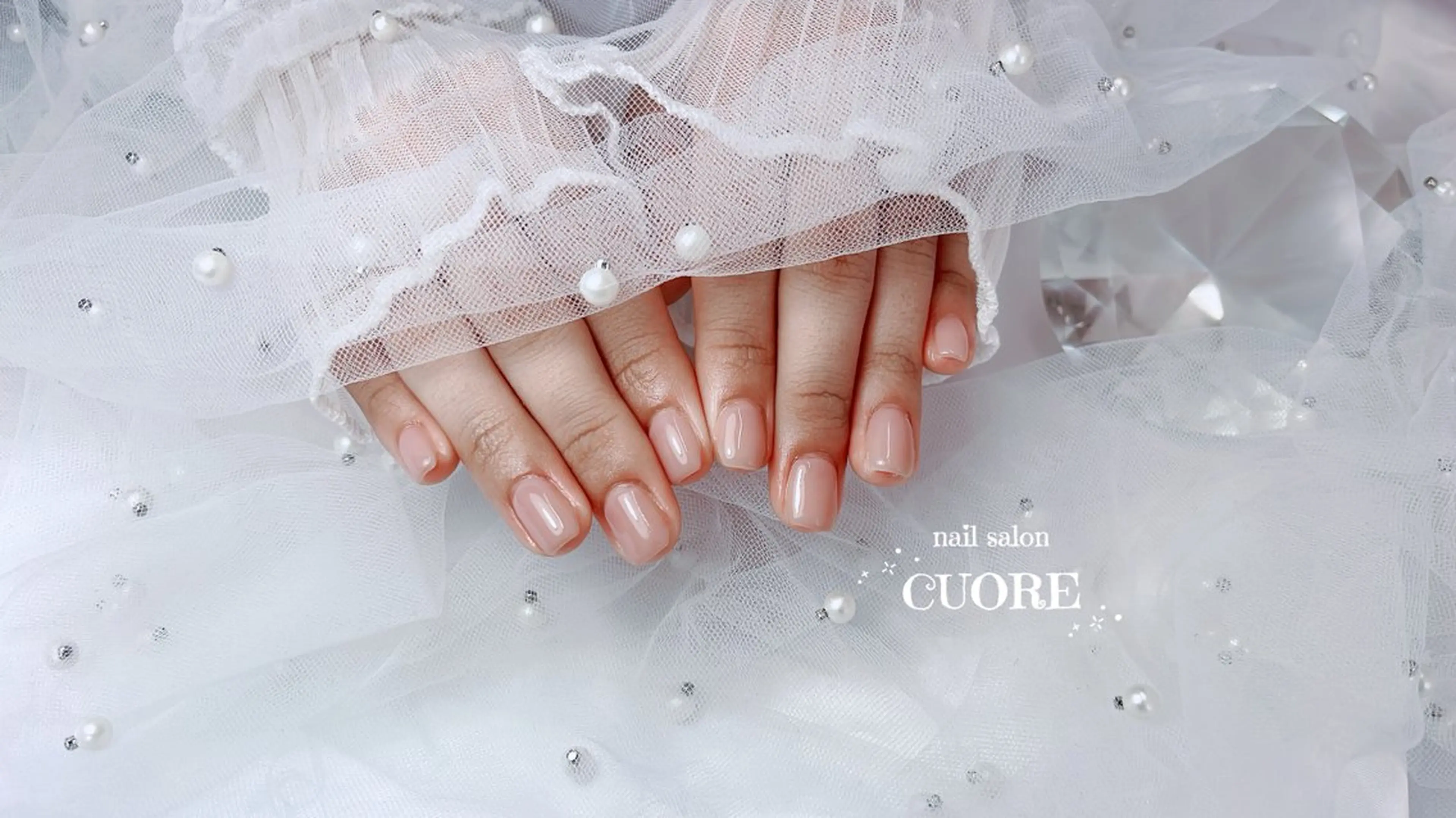 ネイル オフィスネイル ワンカラーネイル シンプルネイル nail salon CUOREのネイルデザイン