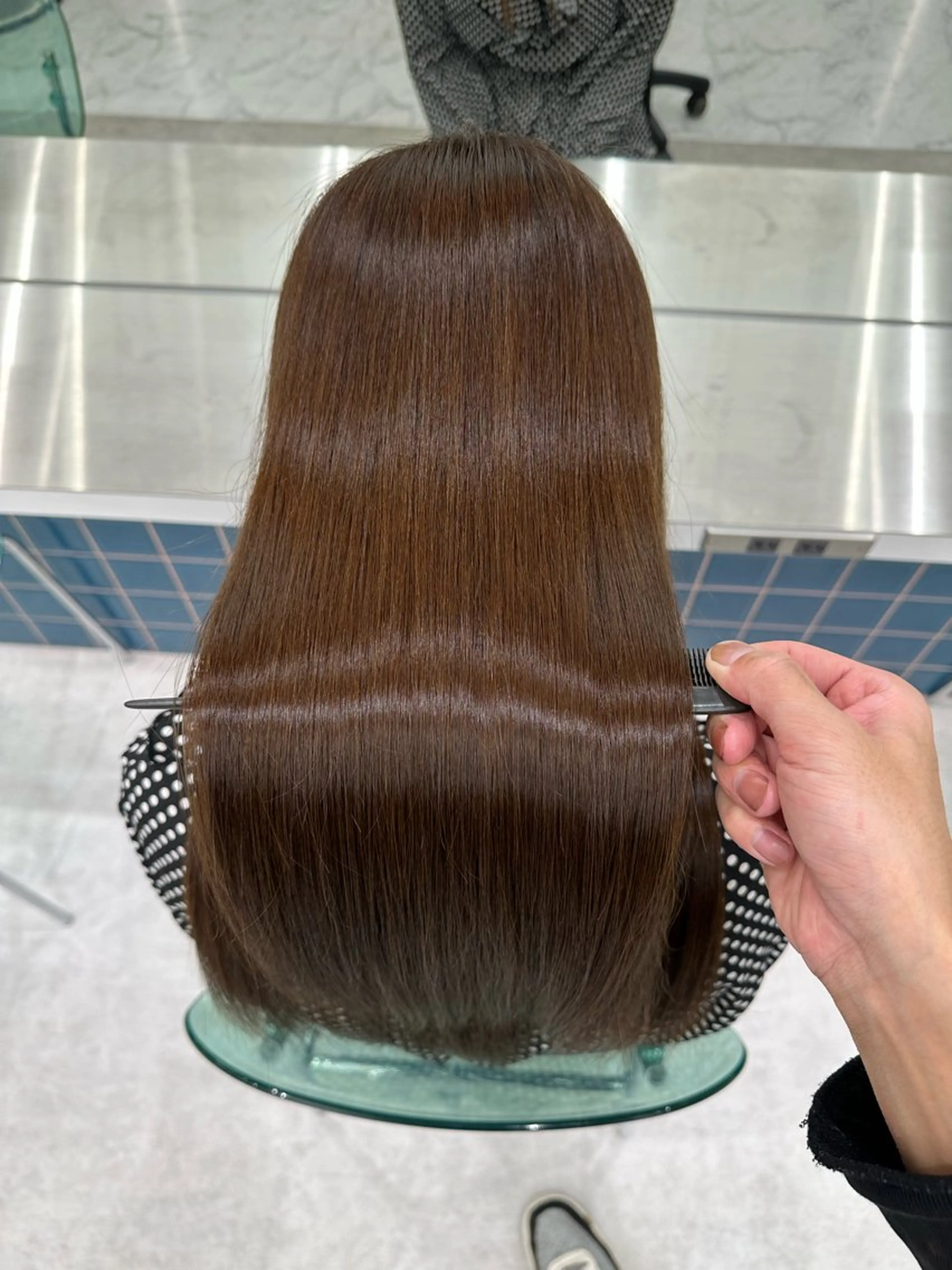 ロング ✨縮毛矯正✨レイヤー ホウダカズヒロのヘアスタイル
