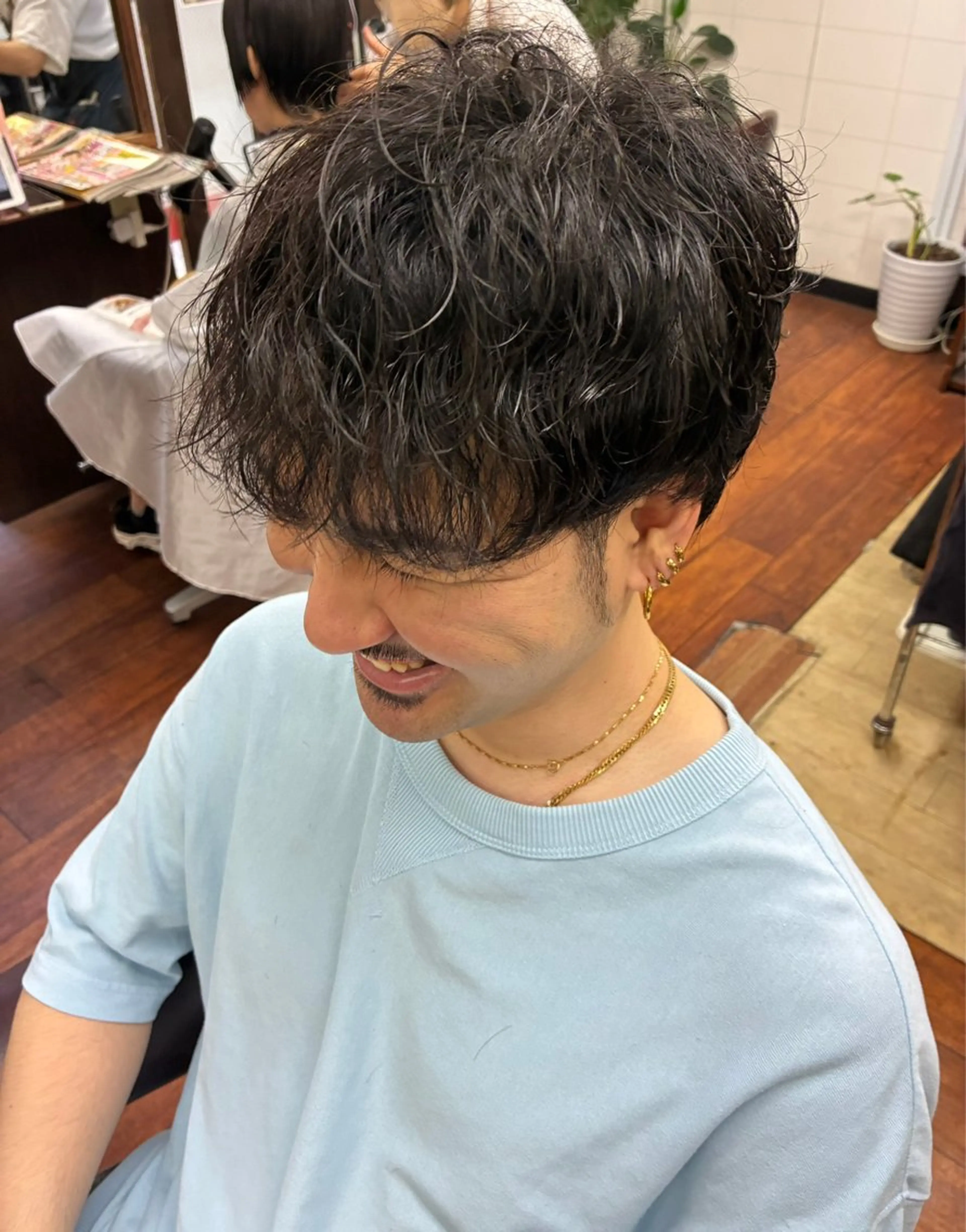 パーマ メンズ 川口 泰征のヘアスタイル