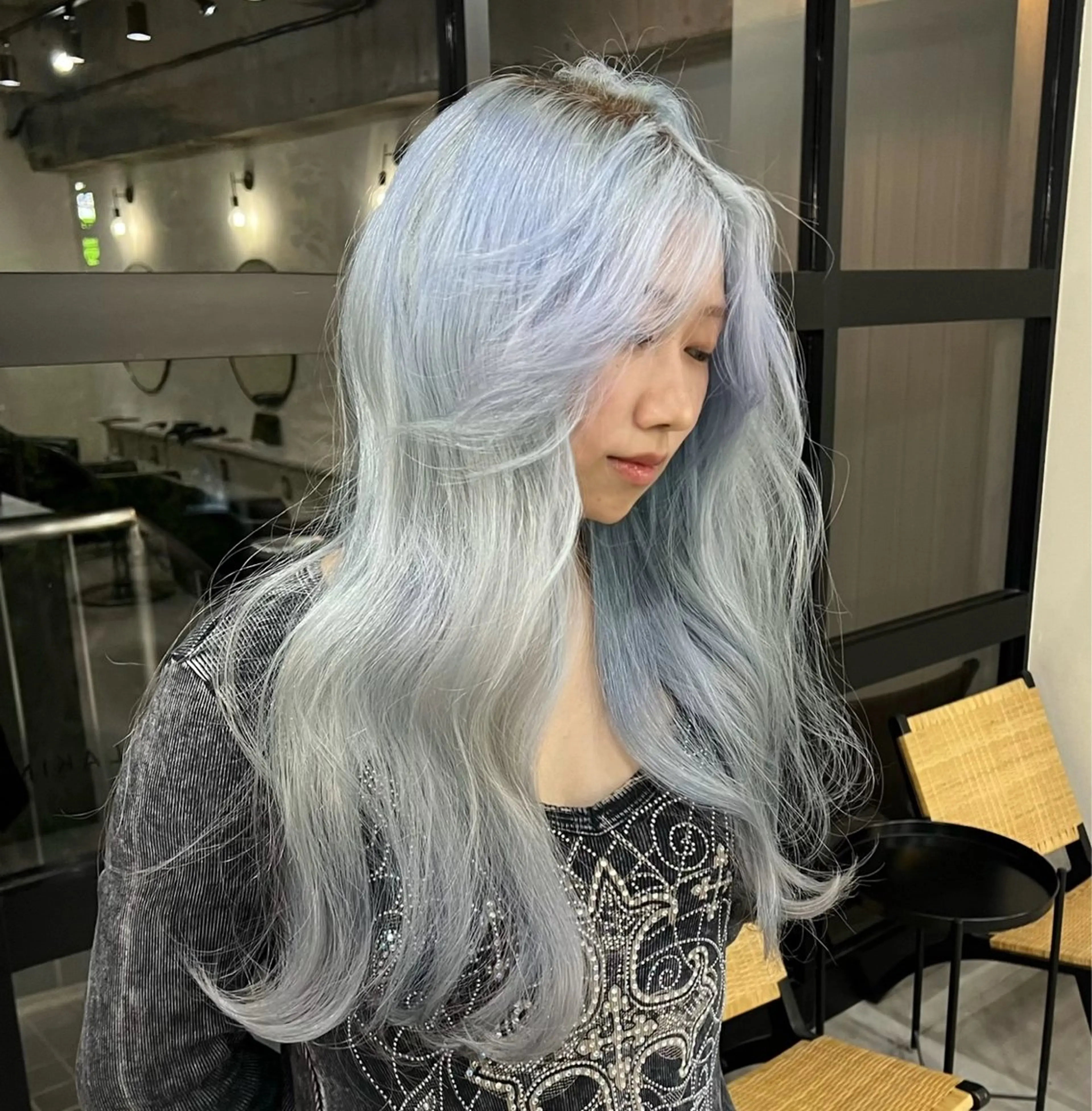 ロング LA KING 👑 【ハーツ】艶髪のヘアスタイル