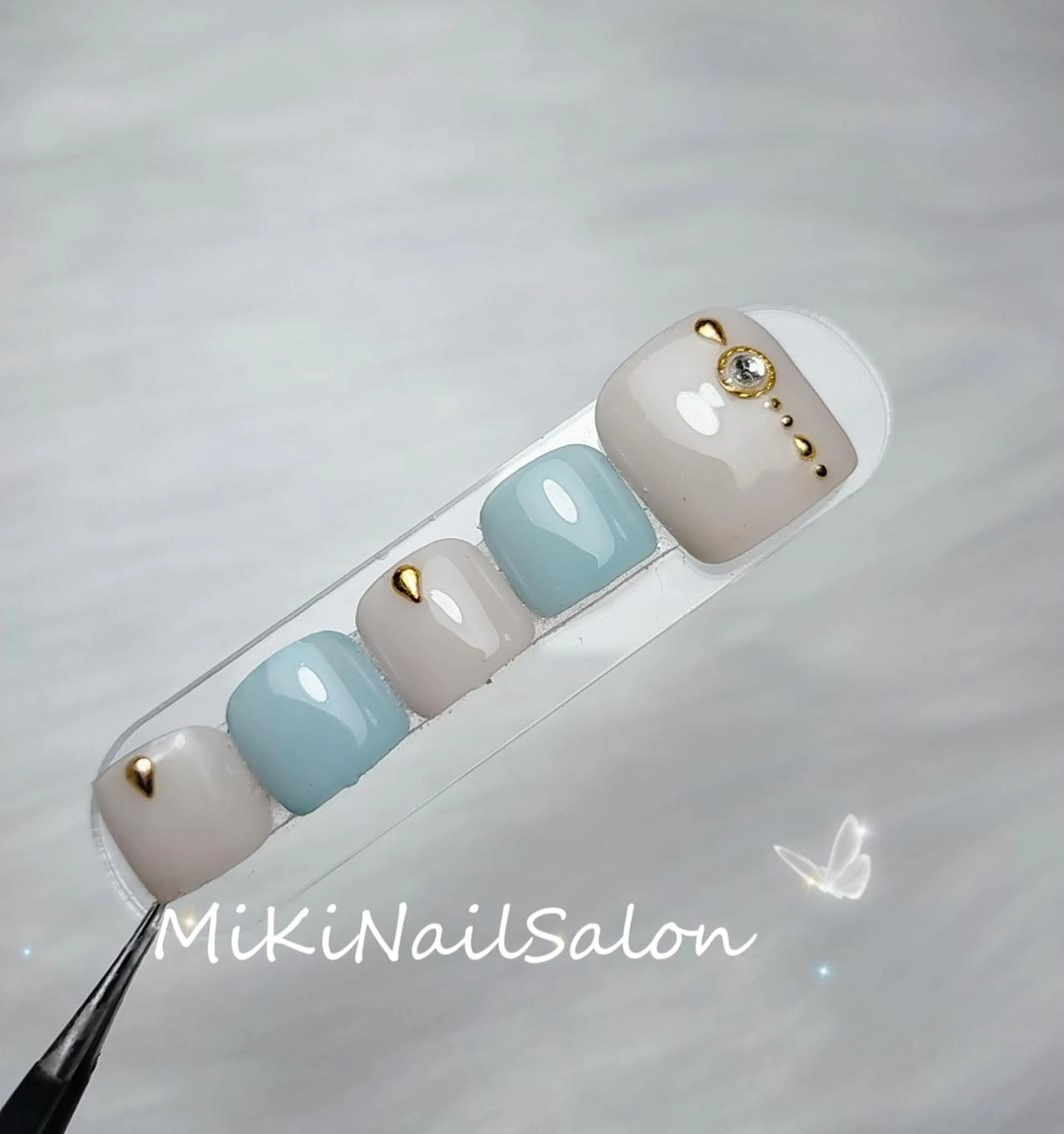 ネイル フットネイル フットネイル ★未希★ ミキネイルサロン池袋のネイルデザイン