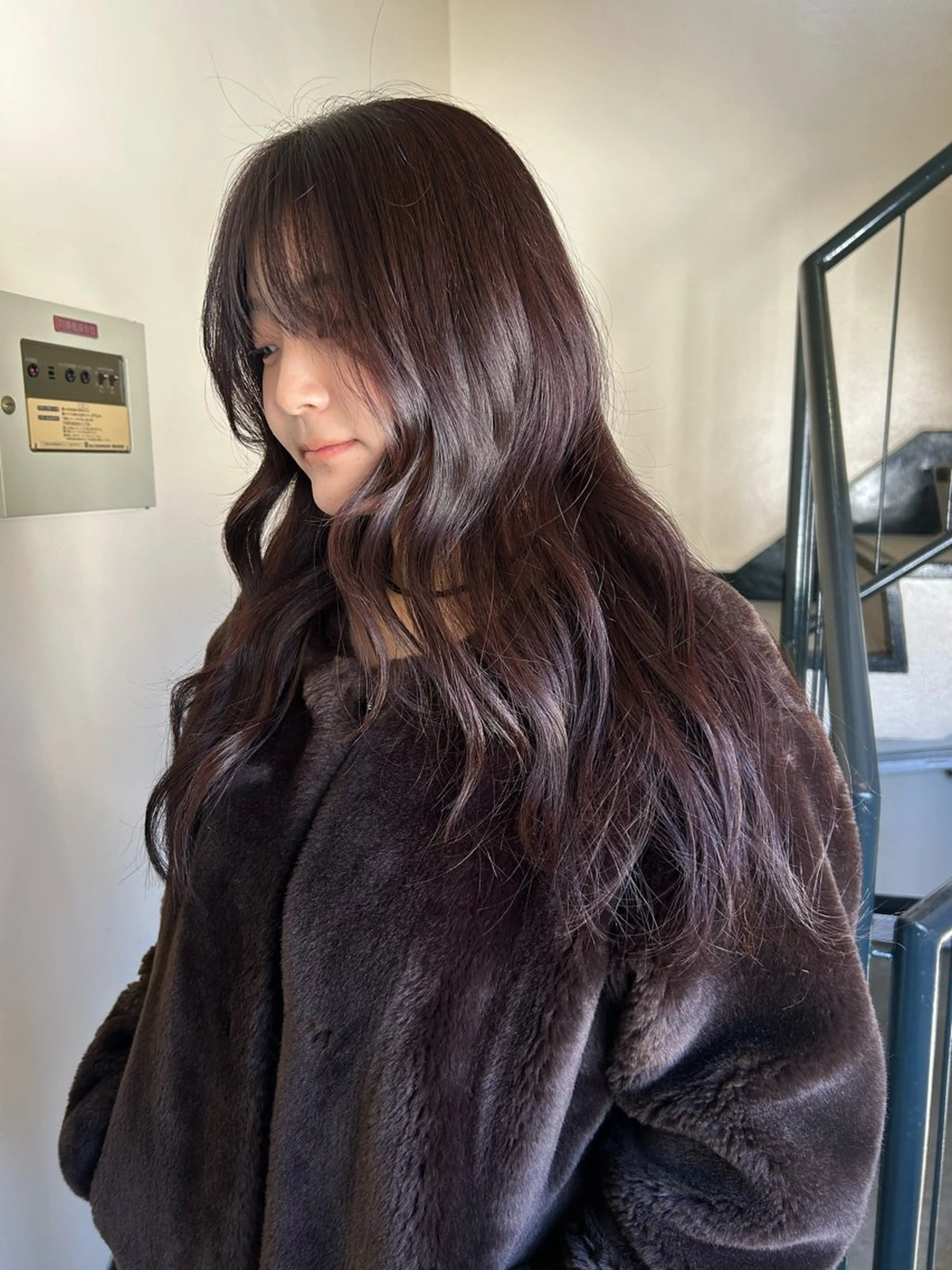 ロング カラー ラベンダーカラー ピンクカラー カット ヘアカラー トリートメント ☕️結【suii.】 ボブ/ヘアセット☕️のヘアスタイル