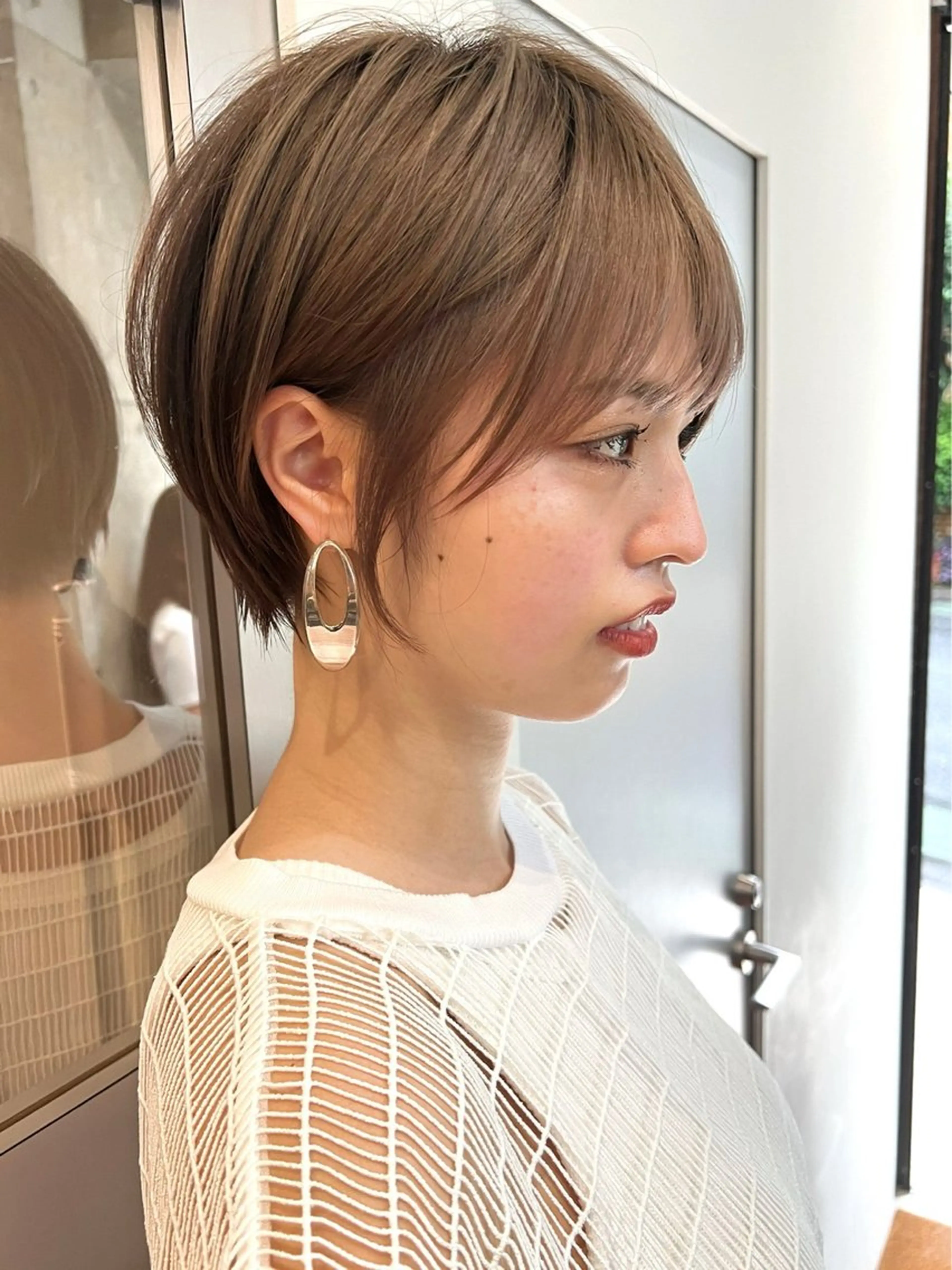 ショート カラー カット ヘアカラー ハイライトNo.1☆ ゆうのヘアスタイル