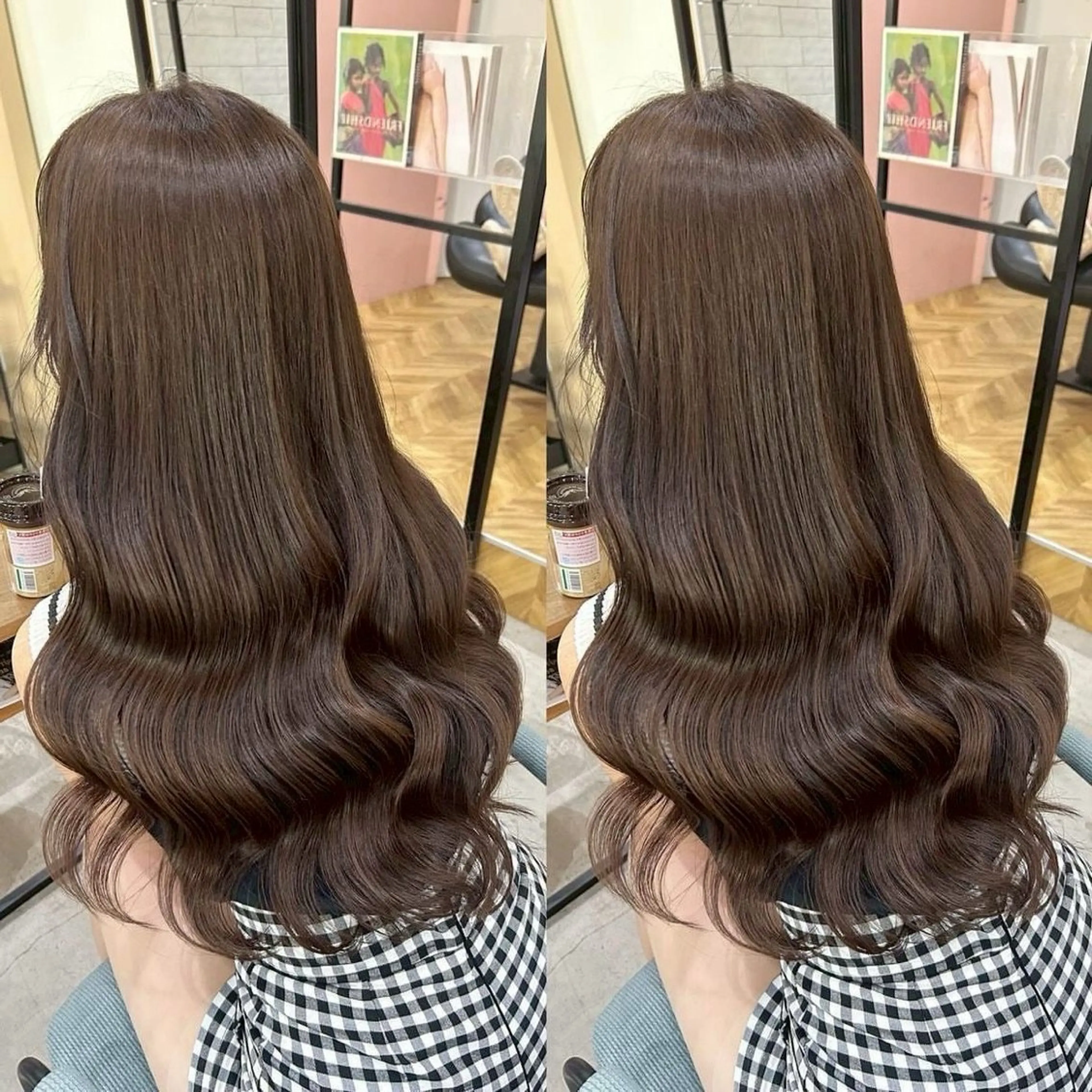 ロング ヘアカラー 𝑅𝐸𝑁🎀✨ 茶屋町 モデル募集中のヘアスタイル