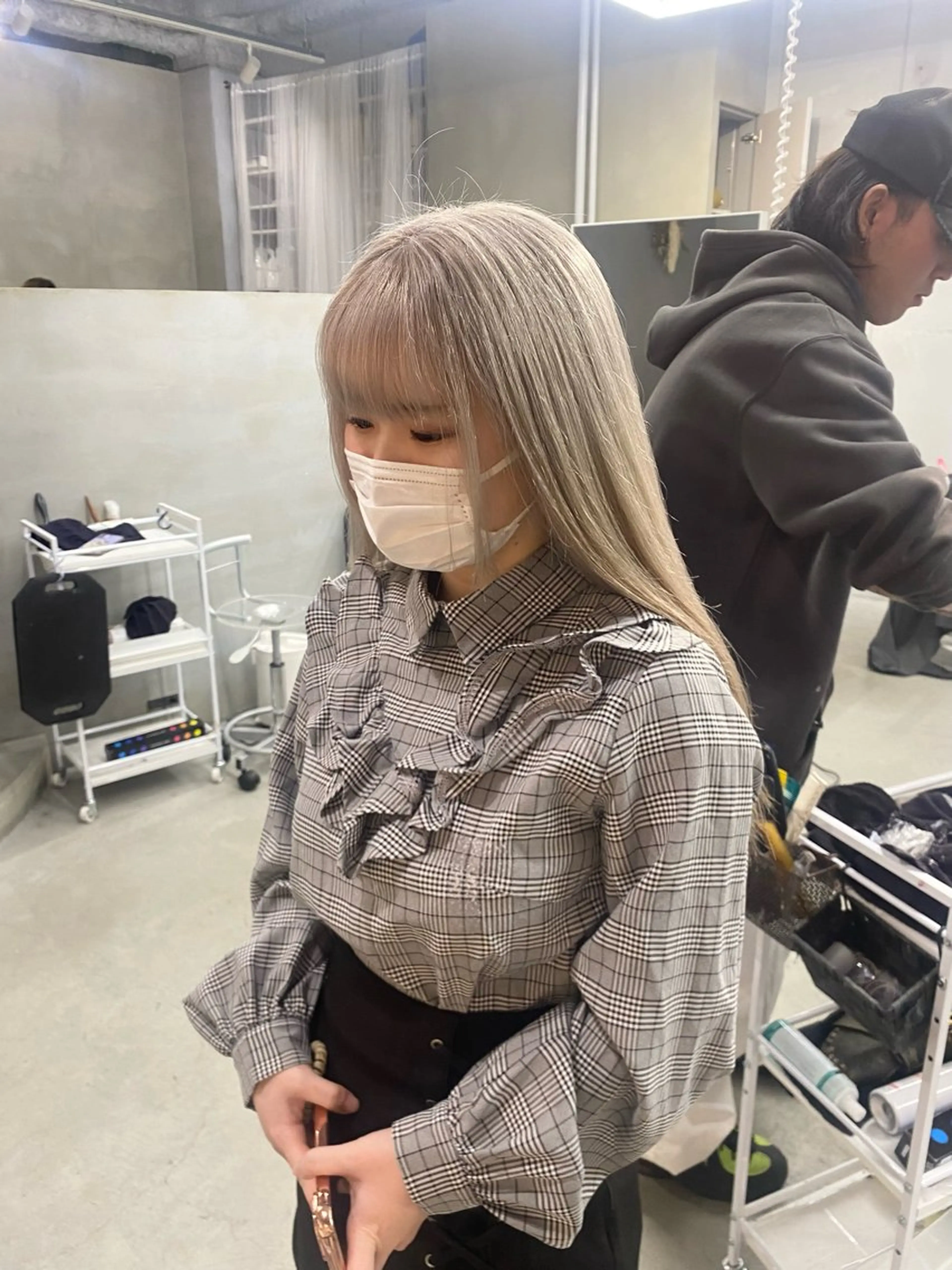 ロング カラー ヘアカラー 前橋 姫奈のヘアスタイル