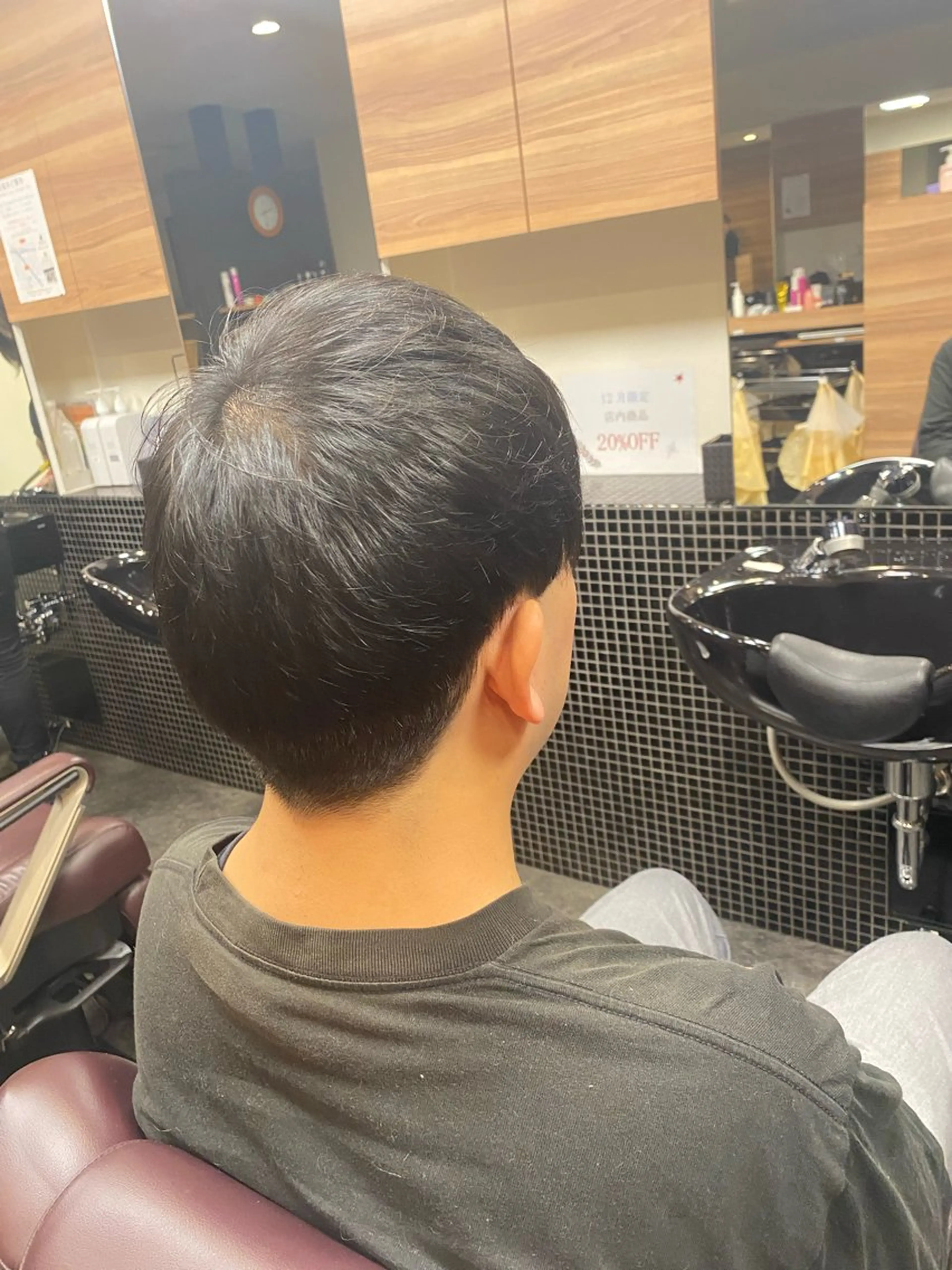 ショート メンズ メンズカット０円 モデル募集野田阪神のヘアスタイル