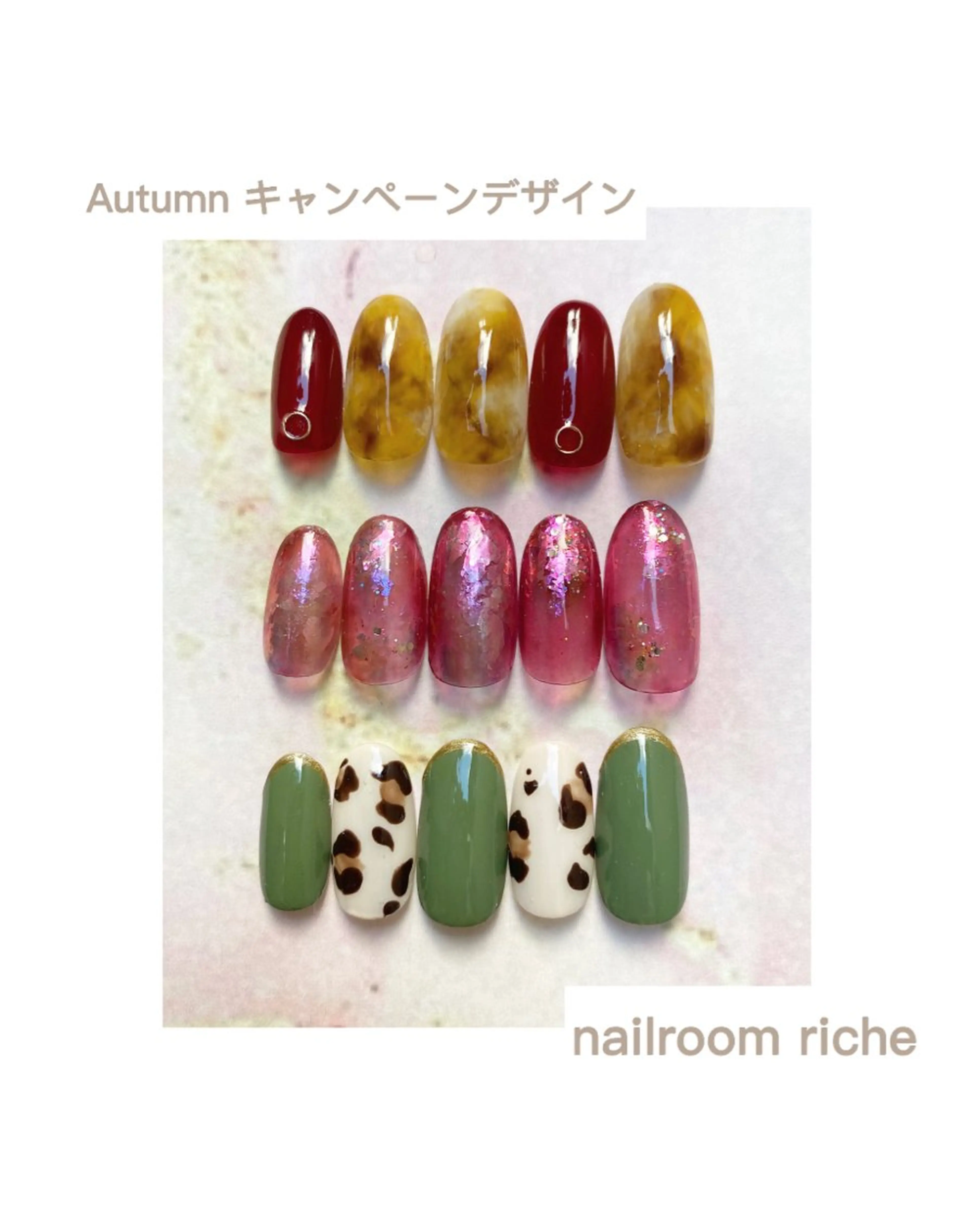 ネイル ハンドネイル nailroom richeのネイルデザイン