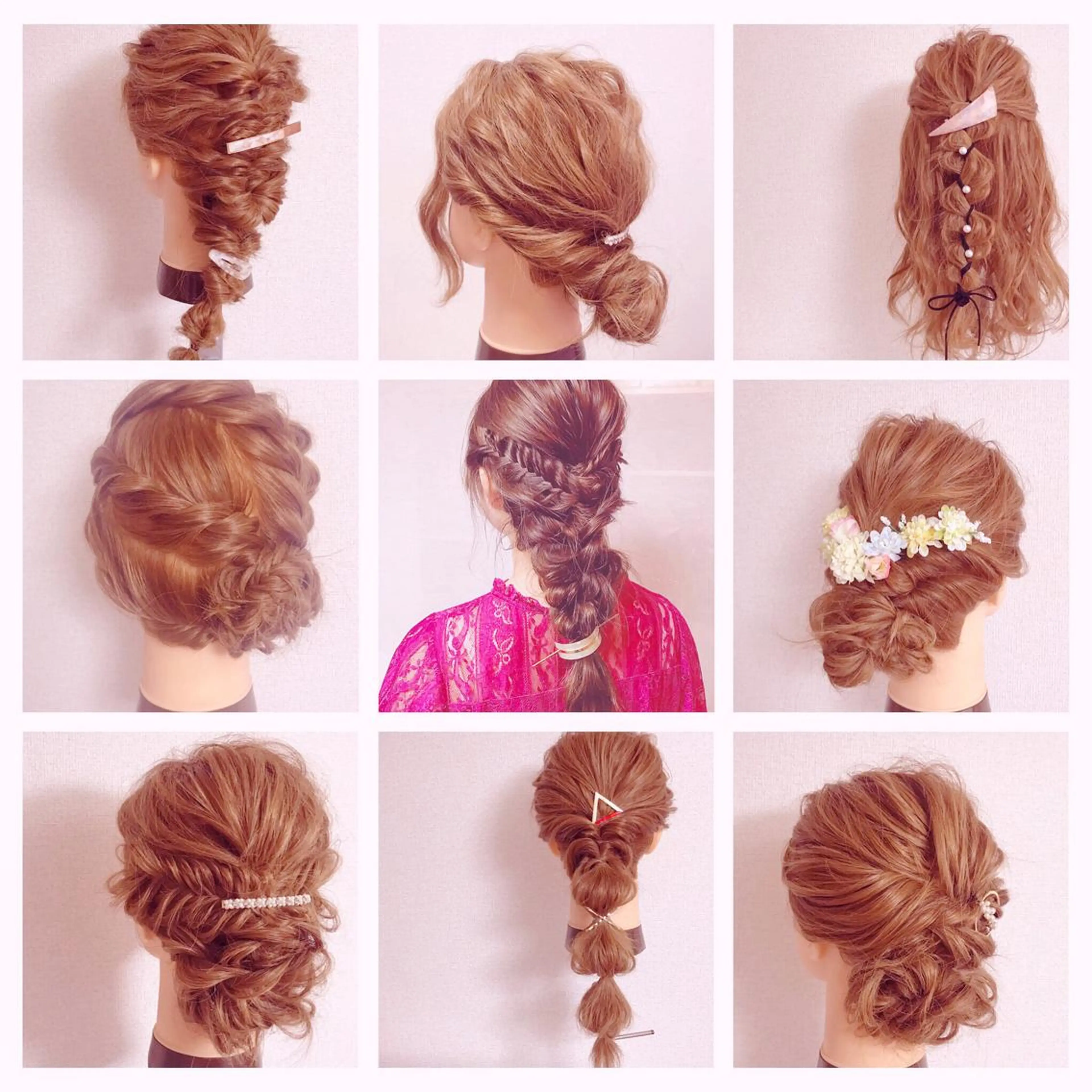 セミロング ヘアアレンジ Satsuki ✂︎♡のヘアスタイル