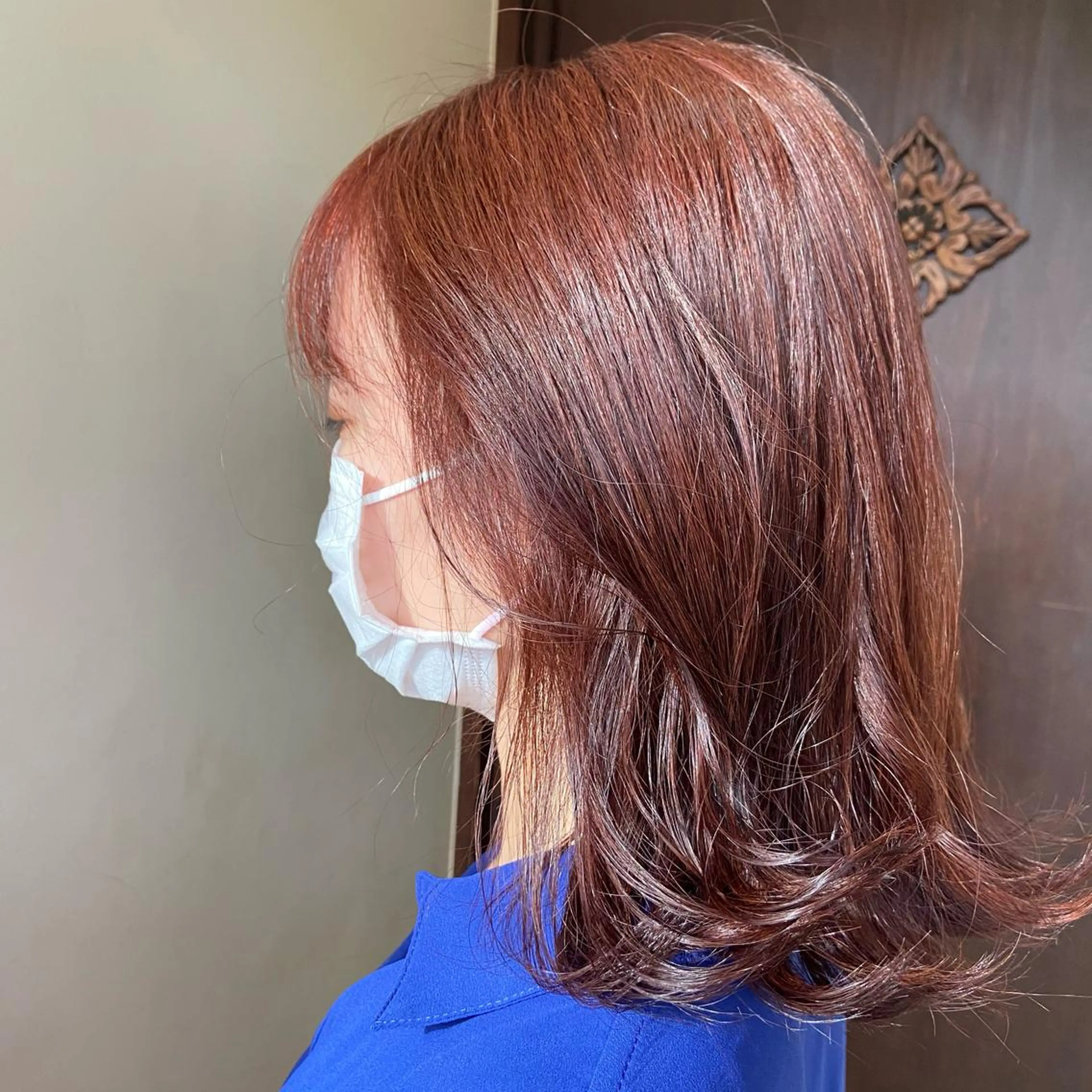 ミディアム カラー ヘアアレンジ 髪質改善 yuikaのヘアスタイル