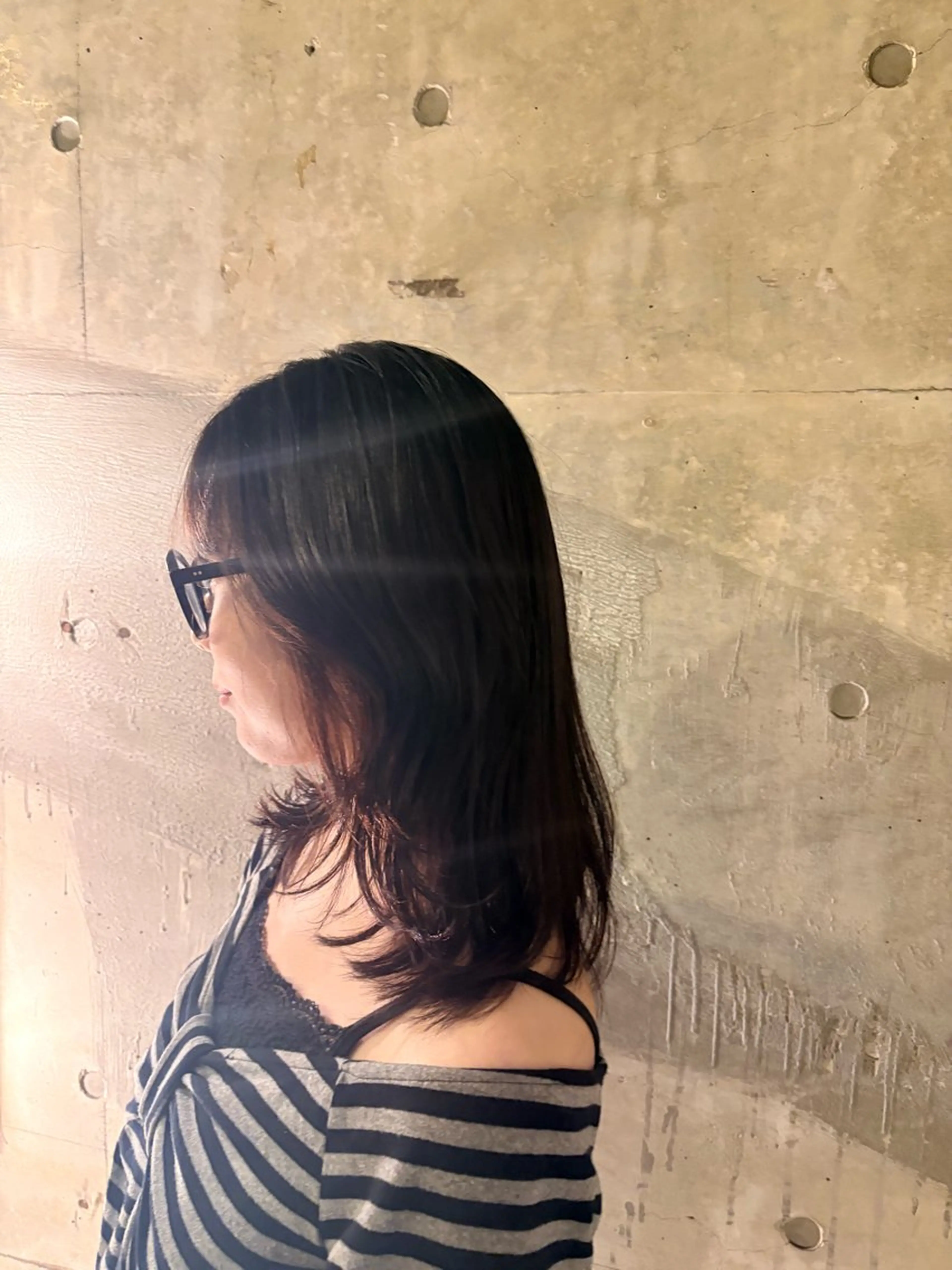 ミディアム 顔周りカット レイヤーカット «料金🆓カット モデル»キリ🌿のヘアスタイル