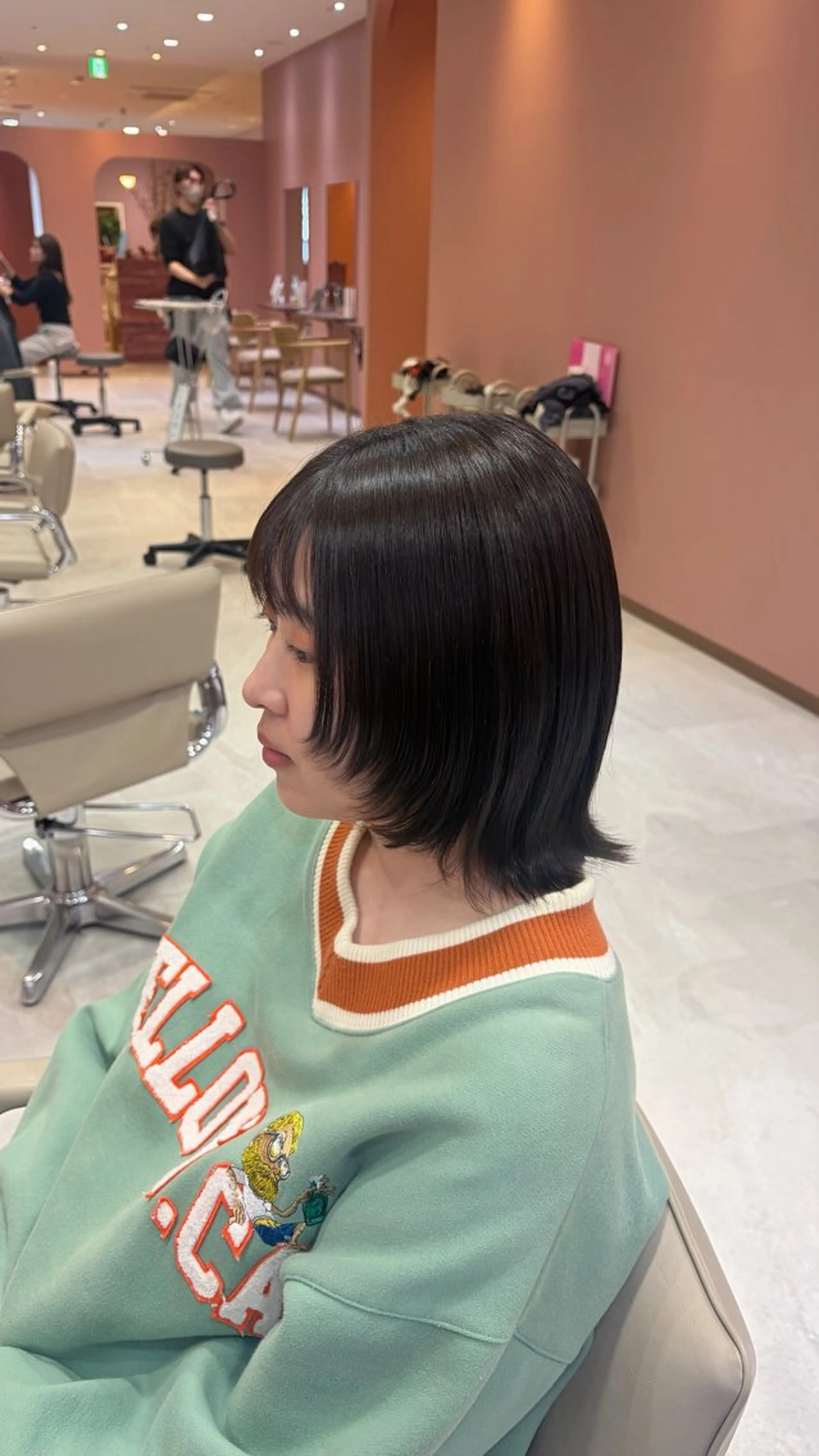 ショート カット ヘアカラー 聖菜/ hina /レイヤー/艶カラーのヘアスタイル