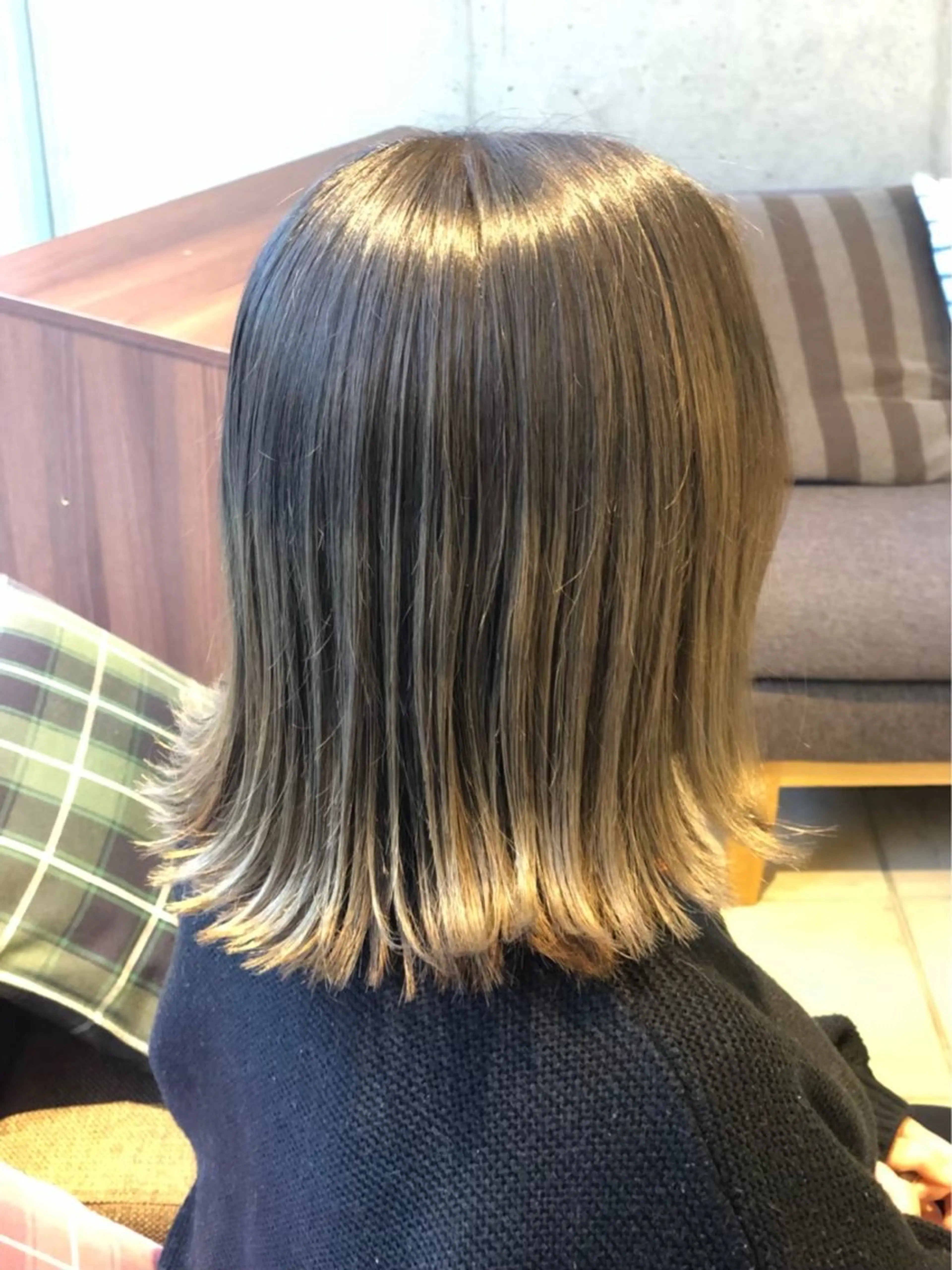 セミロング カラー ヘアカラー トリートメント 褒められブリーチ💗 透明感カラー/Saeのヘアスタイル