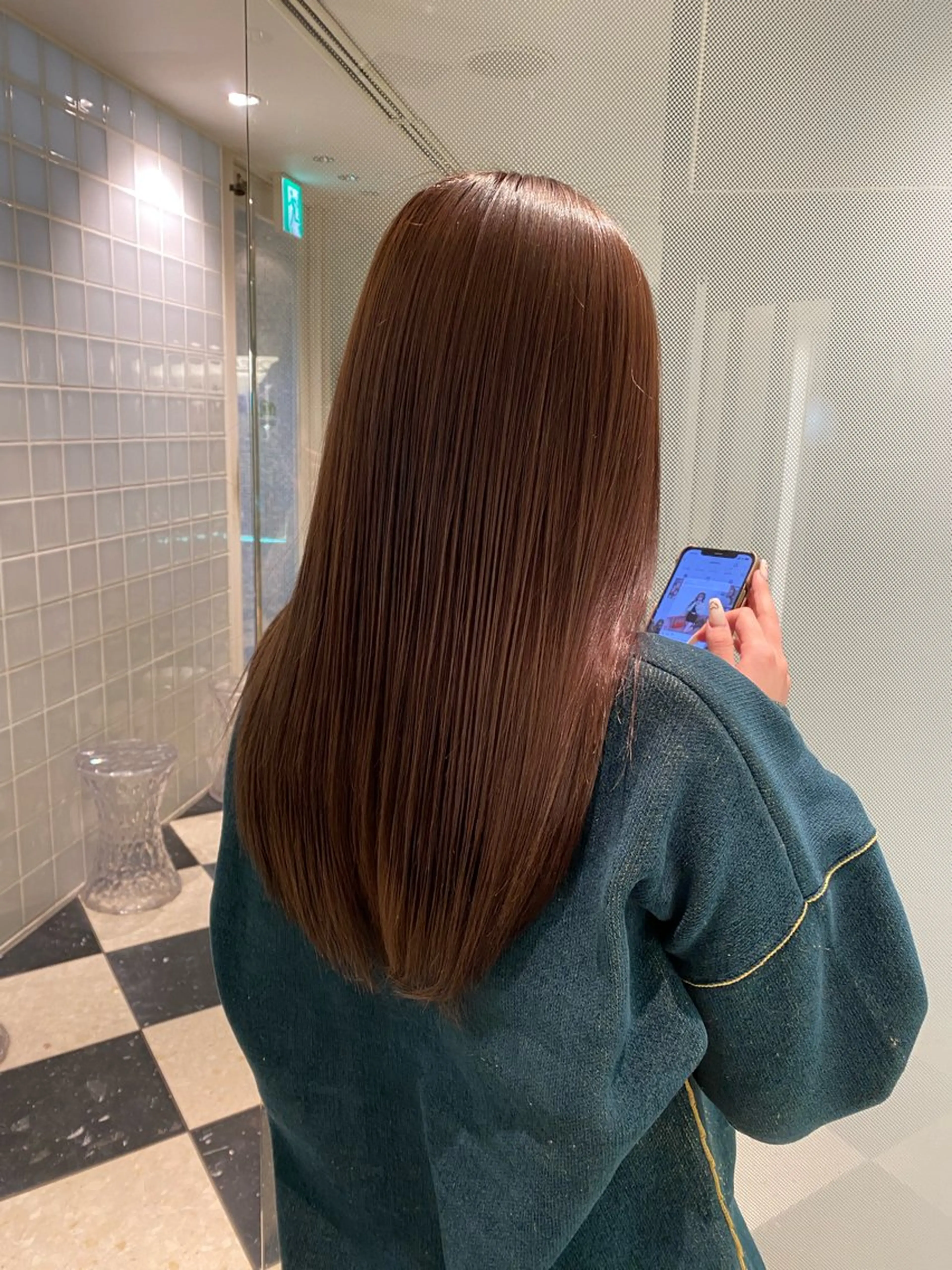 ロング トリートメント 高山沙来/ストレート パーマ特化/縮毛矯正のヘアスタイル