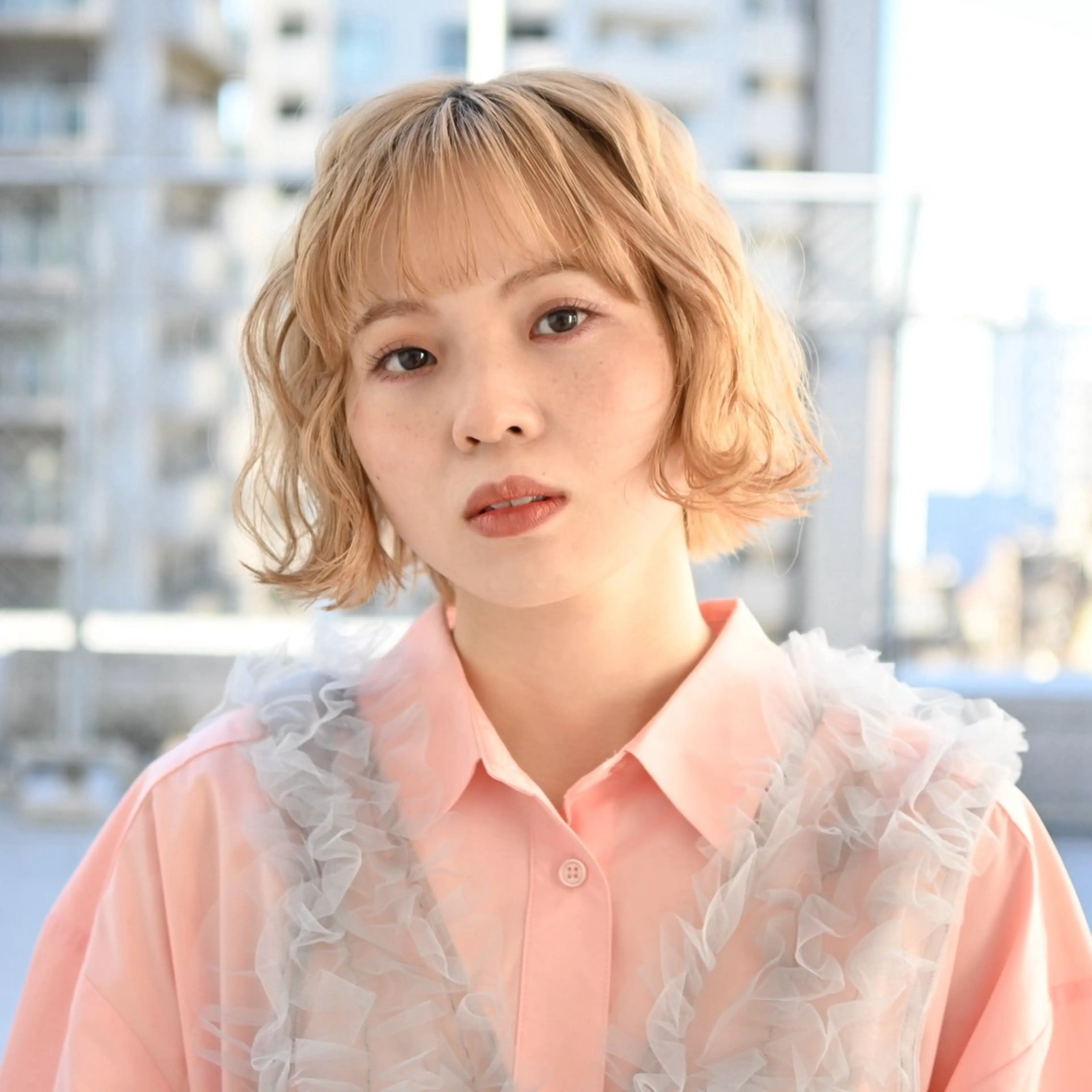 ショート 峯田 優花のヘアスタイル