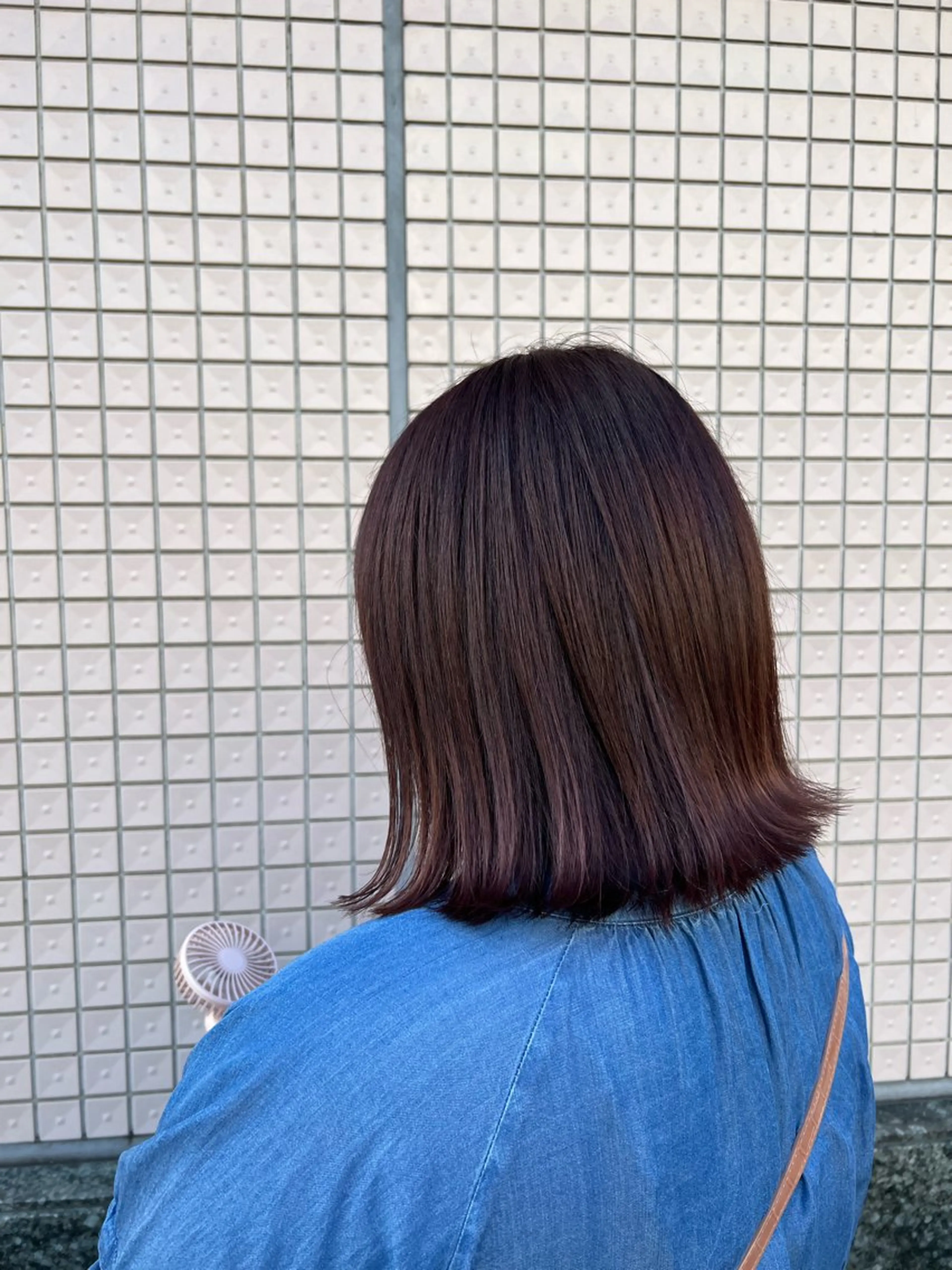 ミディアム カラー ヘアカラー 🍑とたに ももか🍑のヘアスタイル