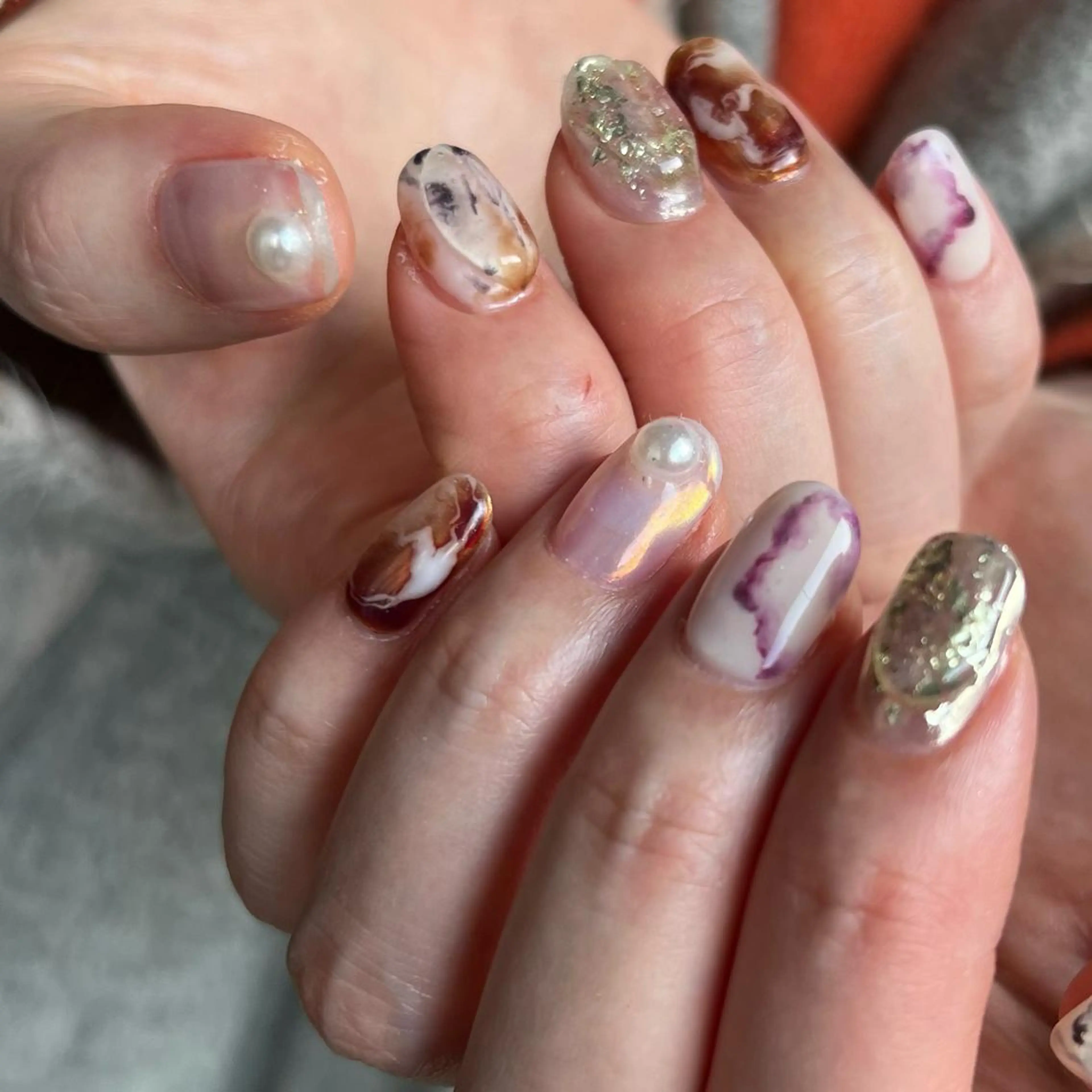 ネイル ハンドネイル nuás nailのネイルデザイン
