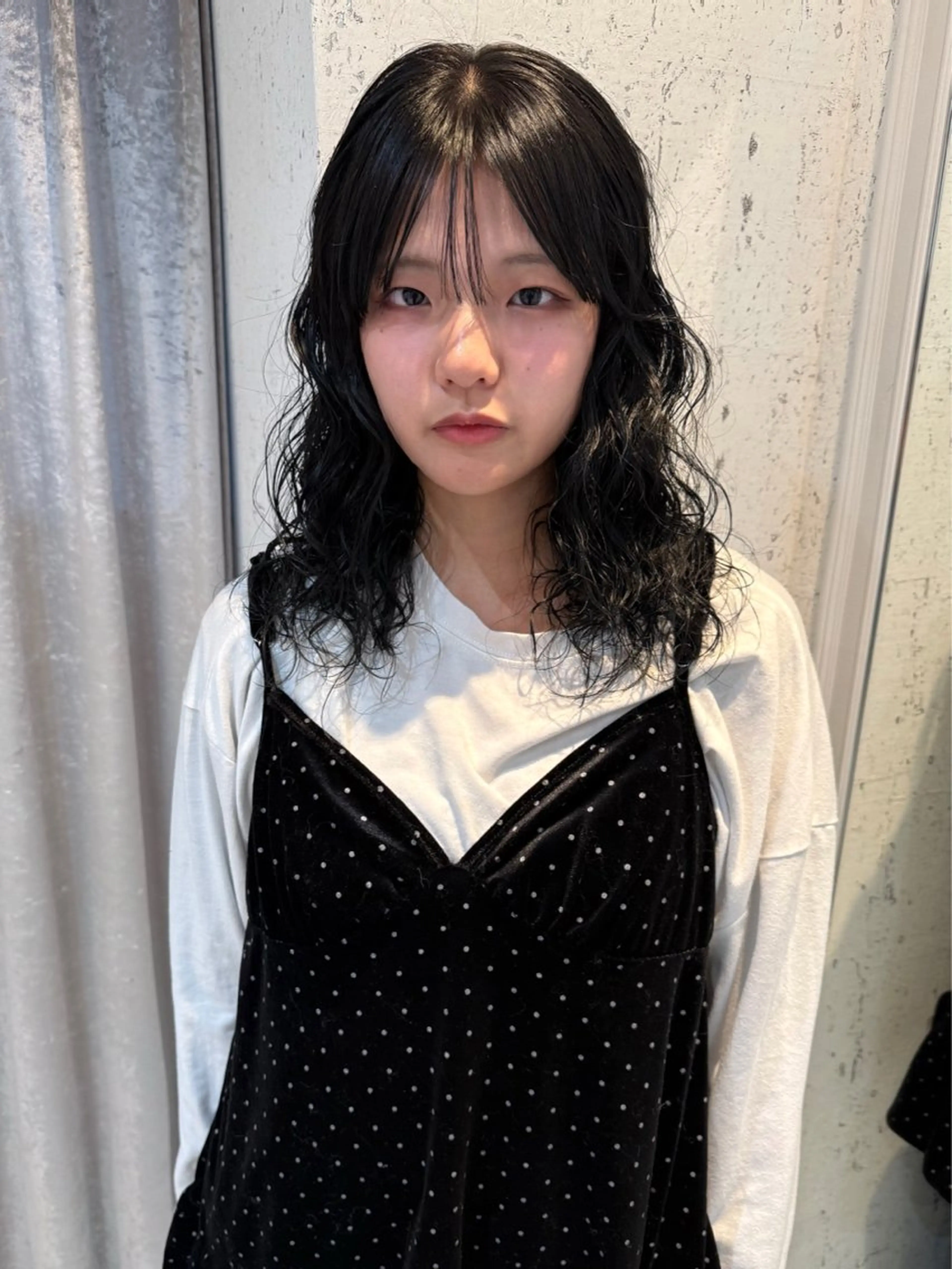 ミディアム カラー パーマ カット ヘアカラー パーマ トリートメント mai / linoah˚✧のヘアスタイル