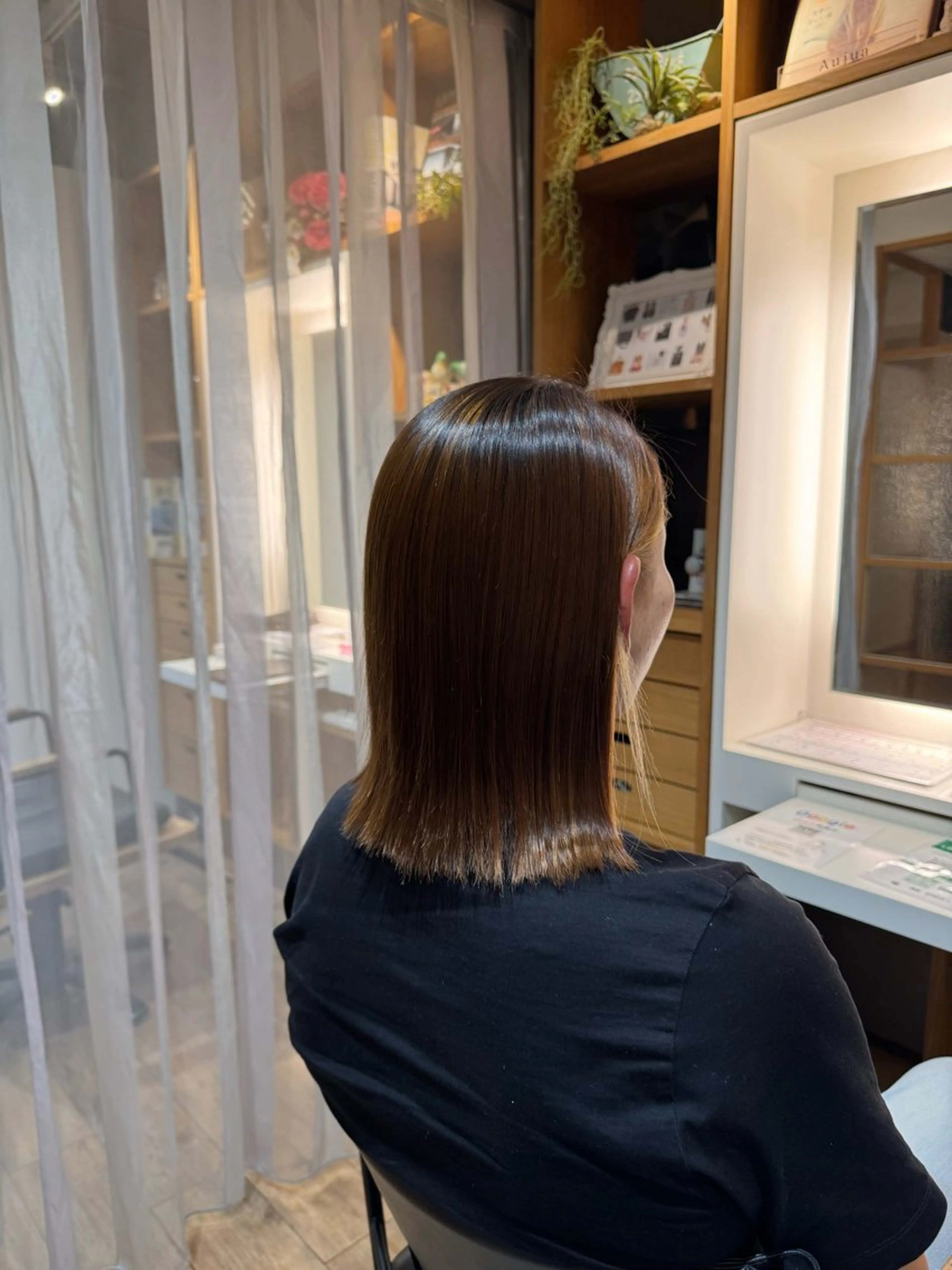 ミディアム ヘアカラー トリートメント afloatkobe所属・美髪/髪質改善 川口凌弥のヘアスタイル