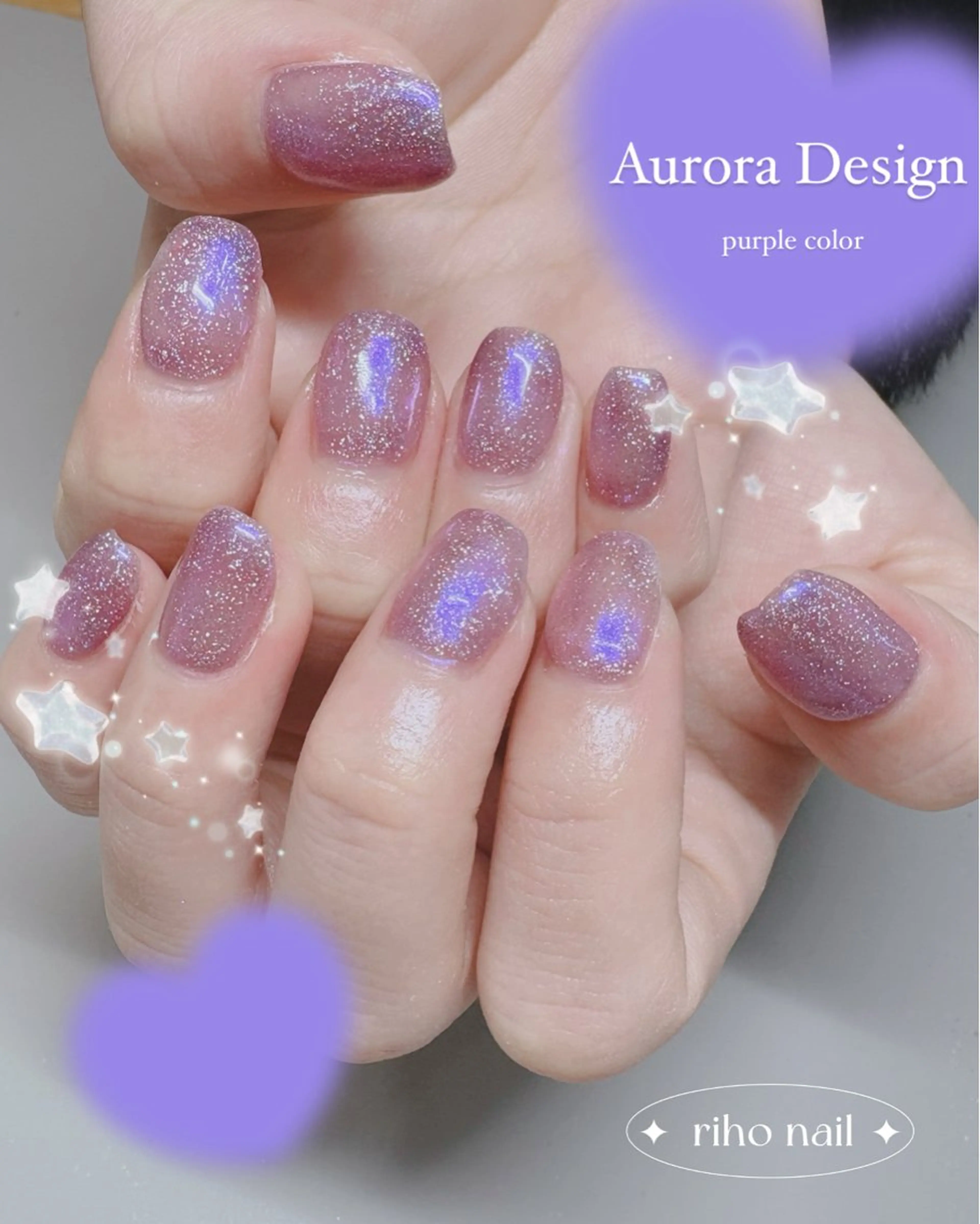 ネイル ハンドネイル 艶/マグネット/網紅 /韓国/岩下りほのネイルデザイン