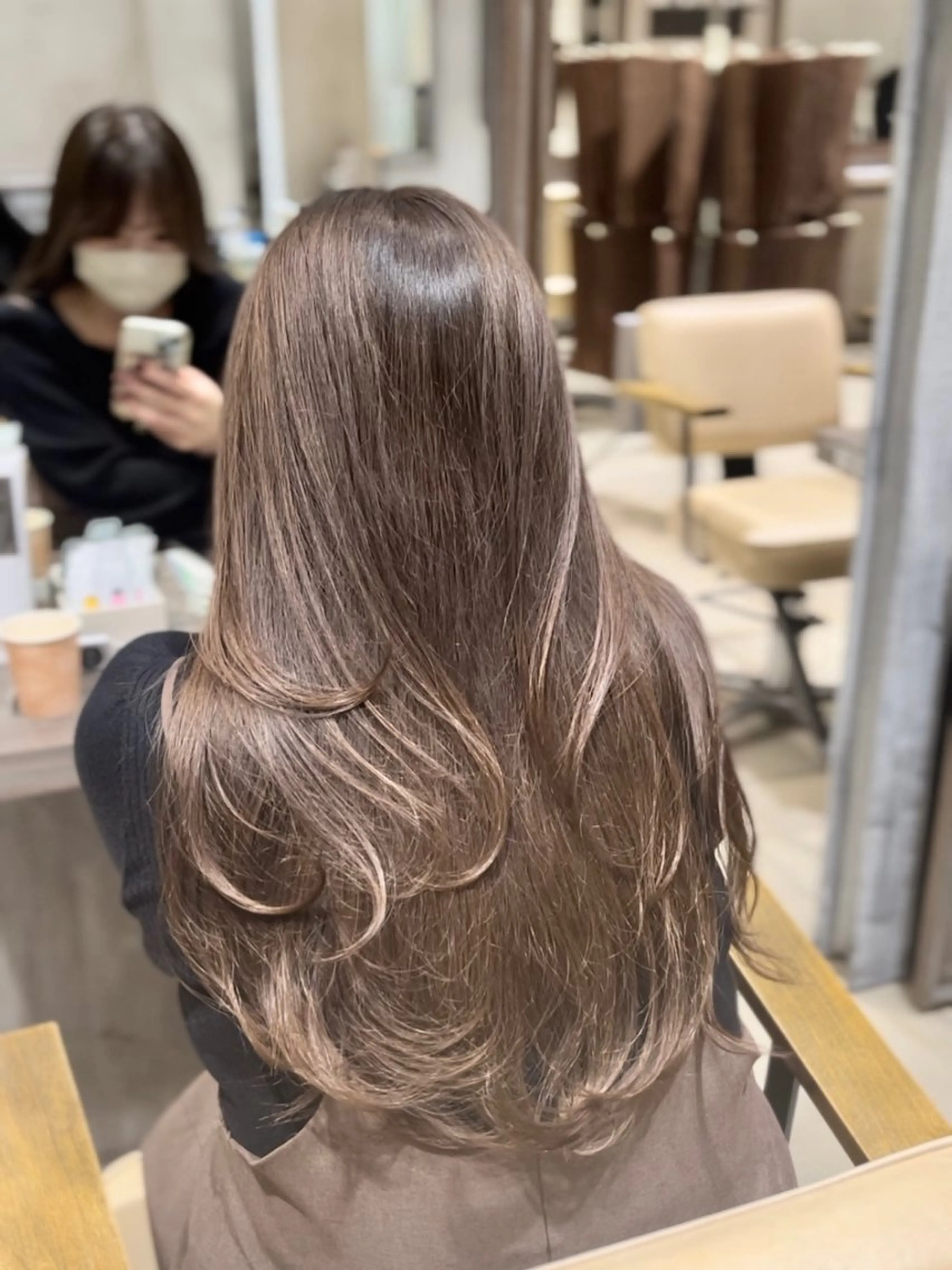 ロング カラー カット 高槻No.1🇰🇷 韓国ヘア　橋口陽太のヘアスタイル