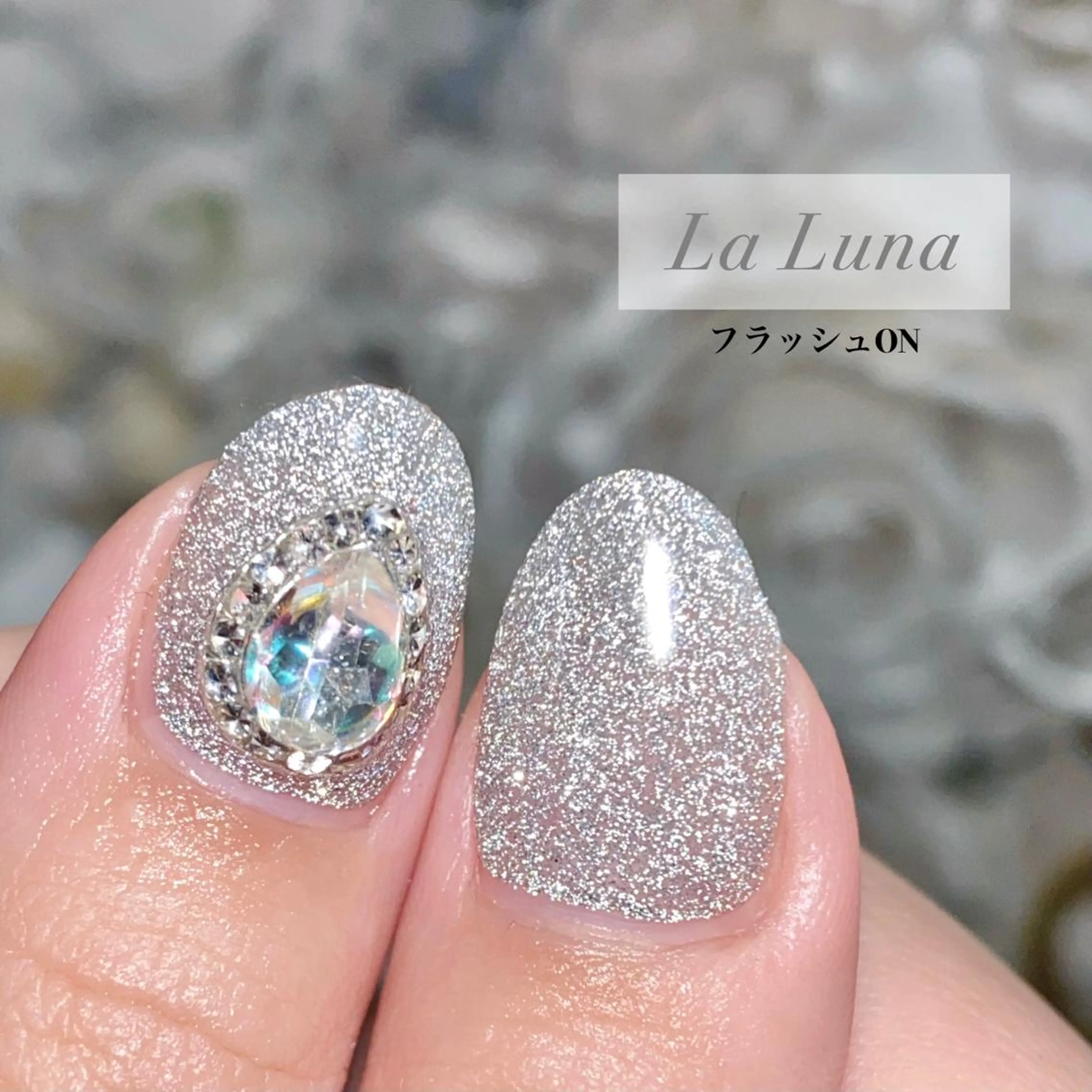 ネイル ストーンネイル ＬａＬｕｎａ🌙 Natsukiのネイルデザイン
