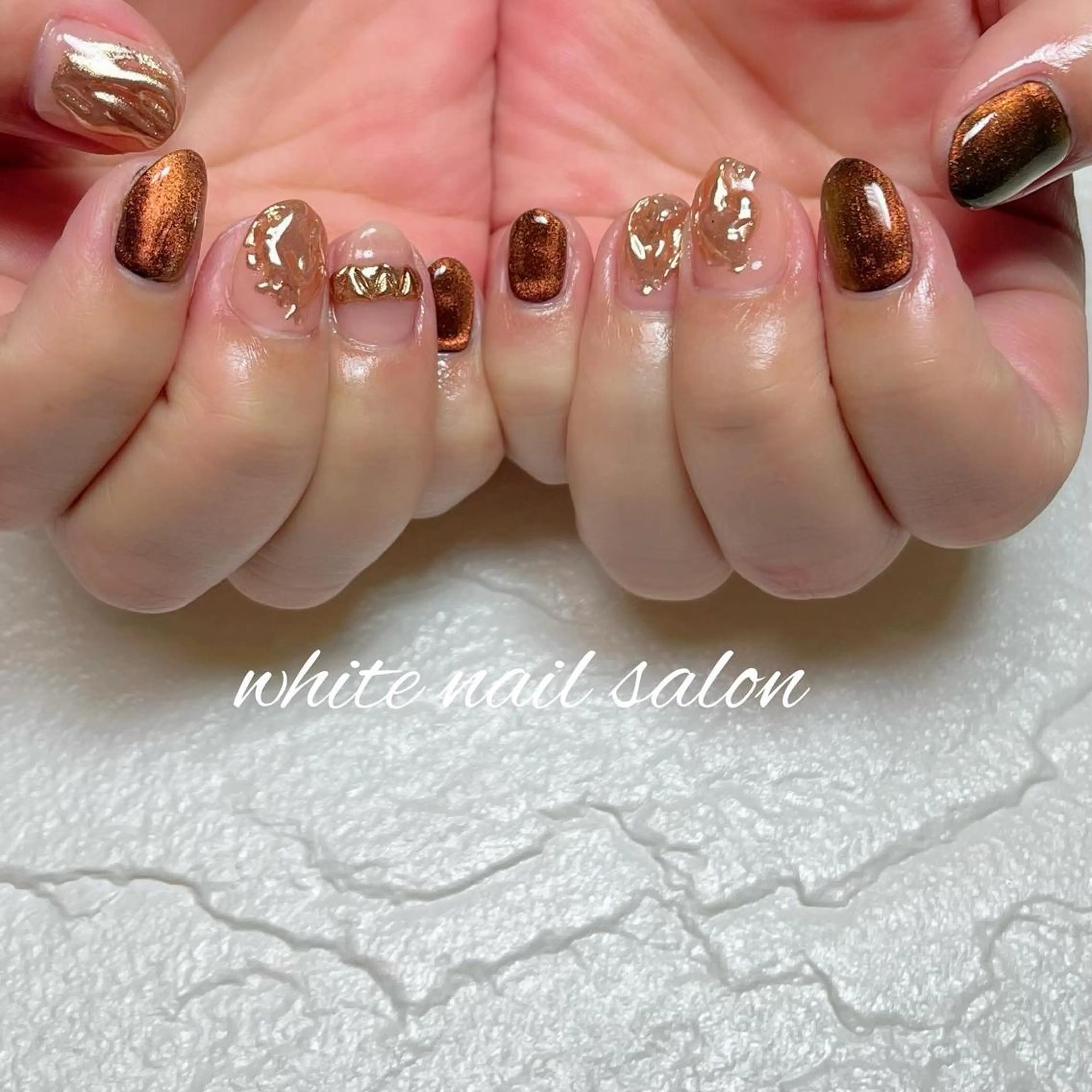 ネイル フットネイル ジェルネイル ハードジェル ラメ(グリッター) 持ち込み ハンドネイル white nail salonのネイルデザイン