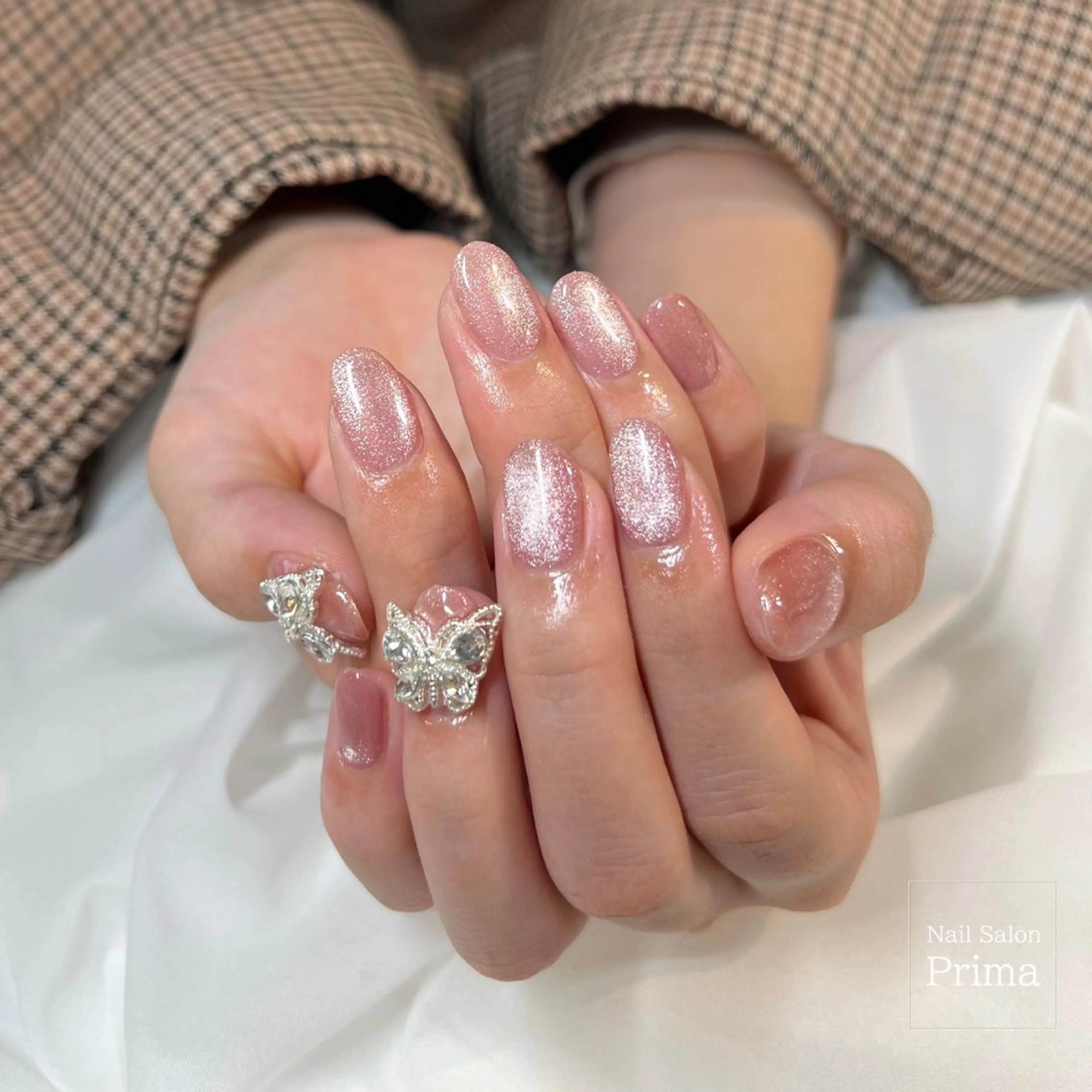 ミディアム ネイル マグネットネイル SalonPrima Nail & Eyeのネイルデザイン