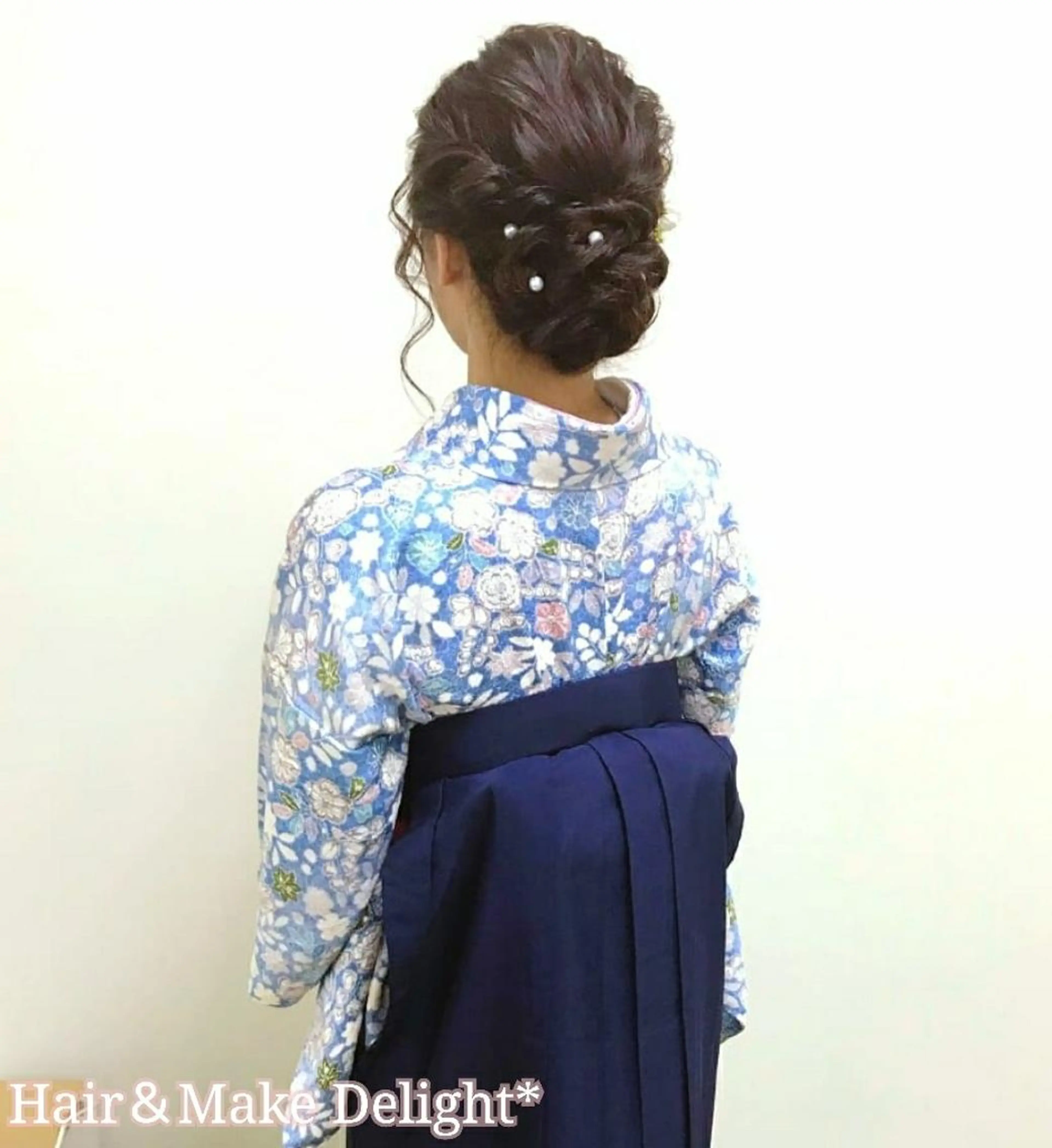 ヘアアレンジ セミロング Hair&Make  Delight*のヘアスタイル