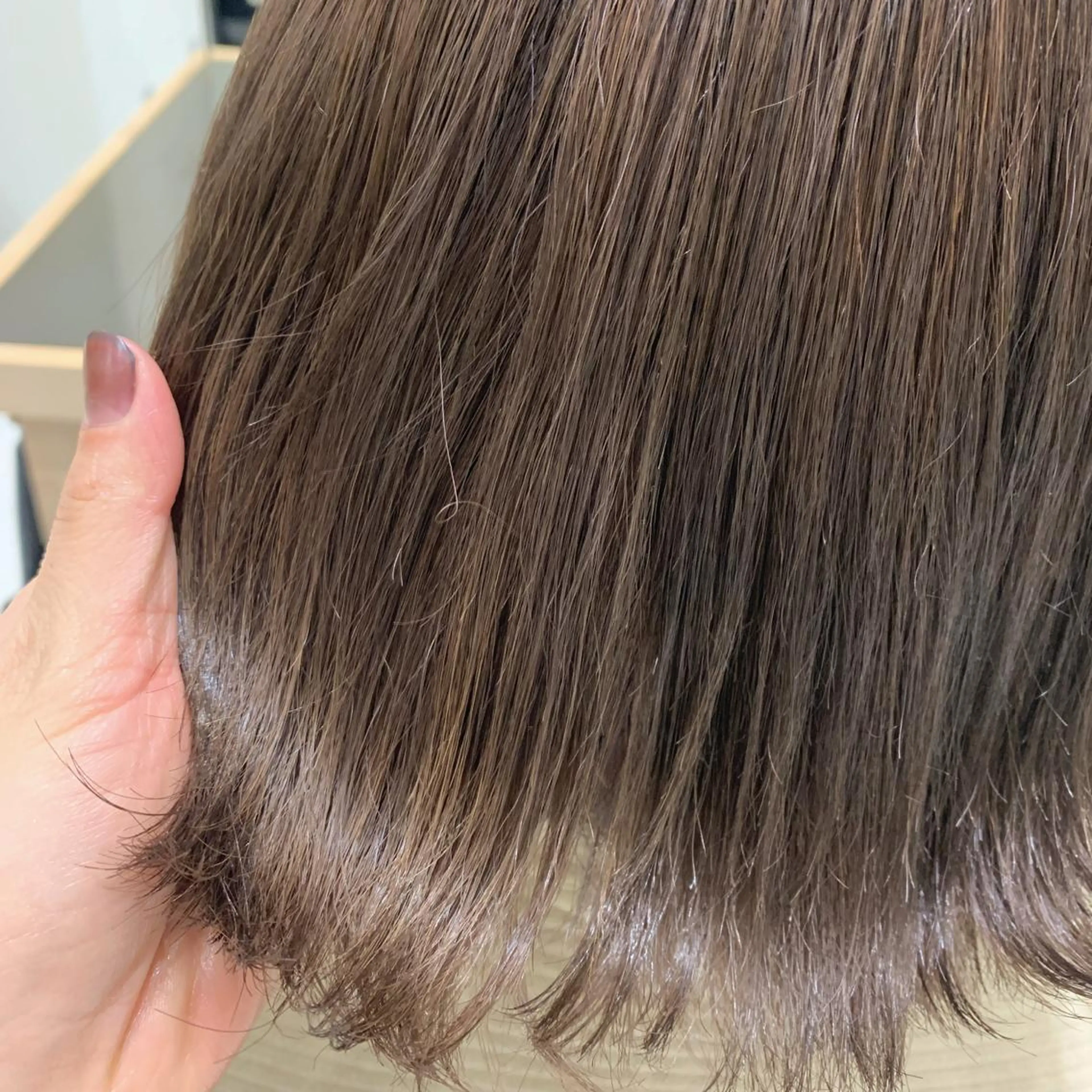 ミディアム カラー 透明感カラー minami🪷 暖色カラーのヘアスタイル