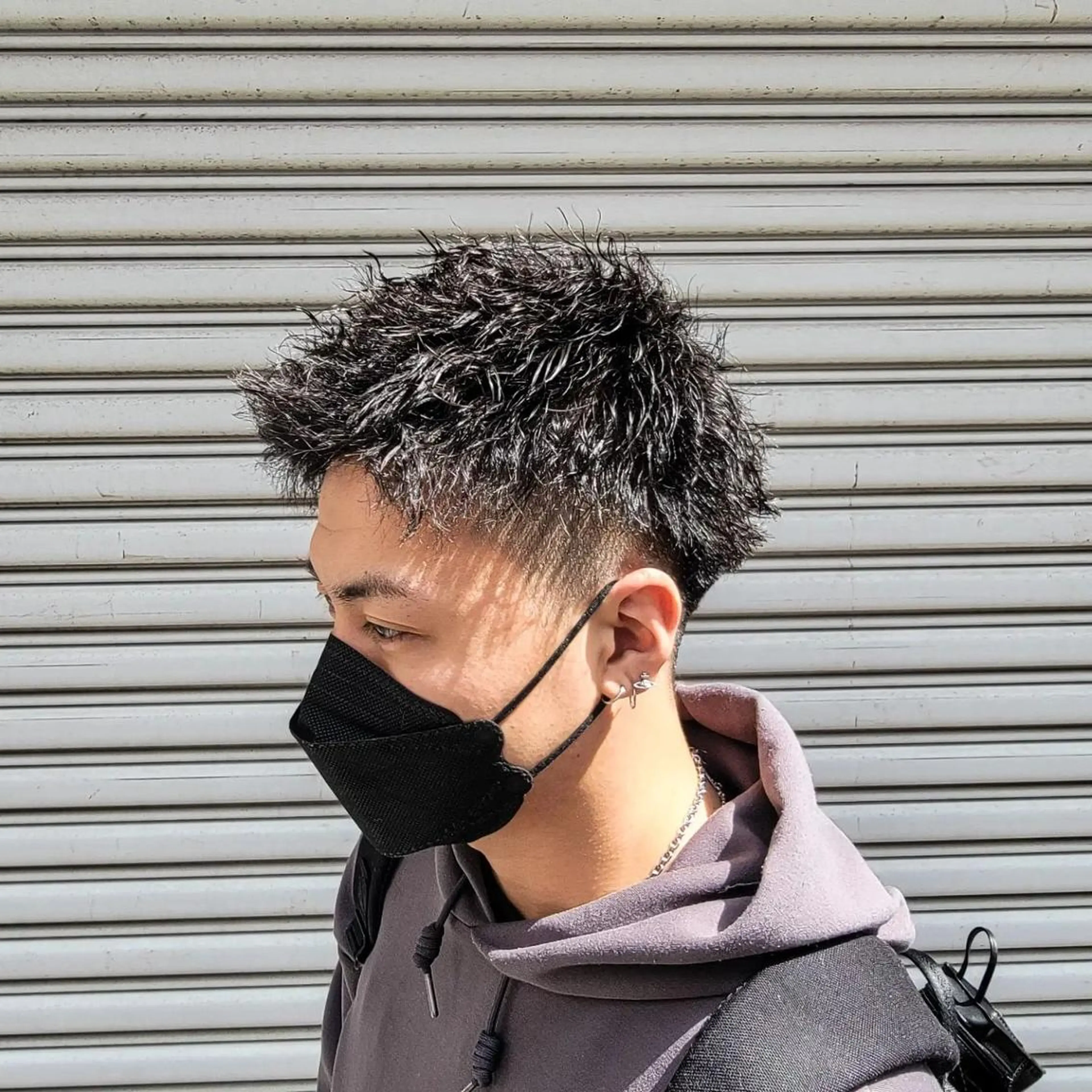 メンズ 特殊パーマ 片山恭兵のヘアスタイル
