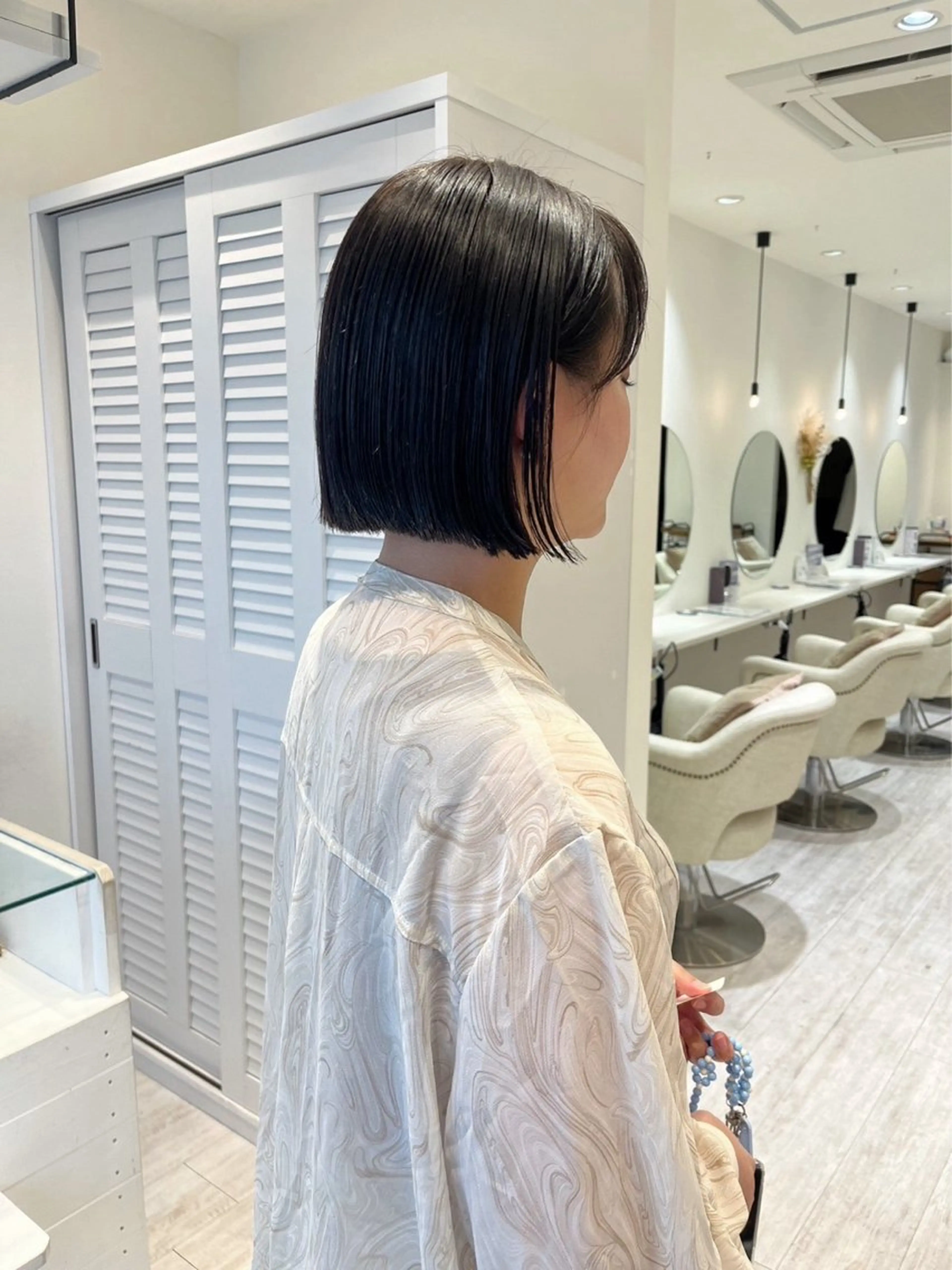 ショート カラー ボブ Chiho / 梅田 / ボブ/ パーマのヘアスタイル